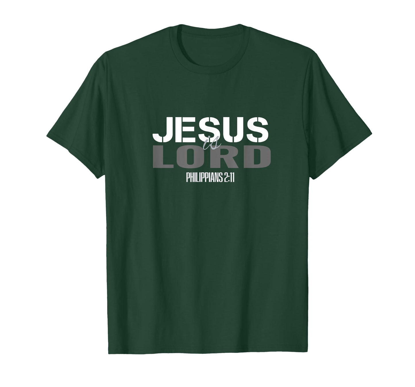 Christian Scripture Bible Verse Tees Men Women Jesus is Lord T-Shirt
