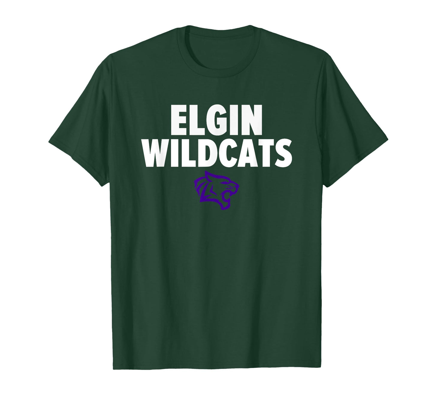 Elgin Wildcats Logo Bold HS T-Shirt