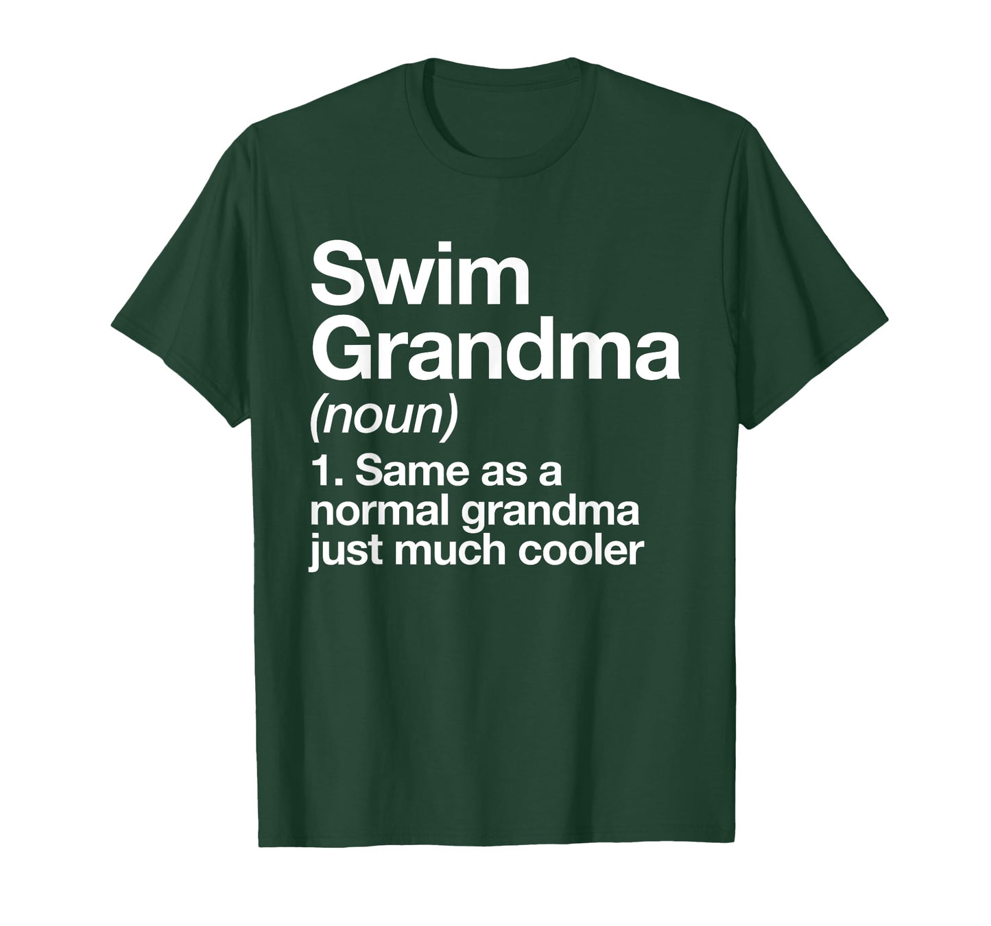 Swim Grandma Definition Funny Sports T-Shirt