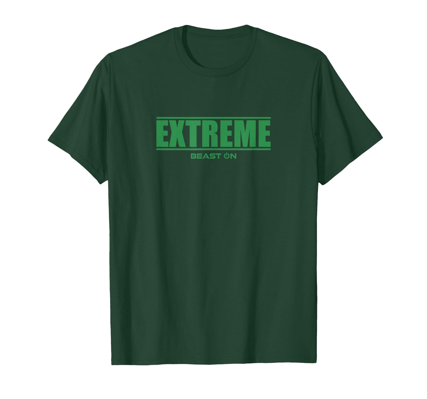 Extreme Green Writing Fitness Gym Training Calisthenics T-Shirt