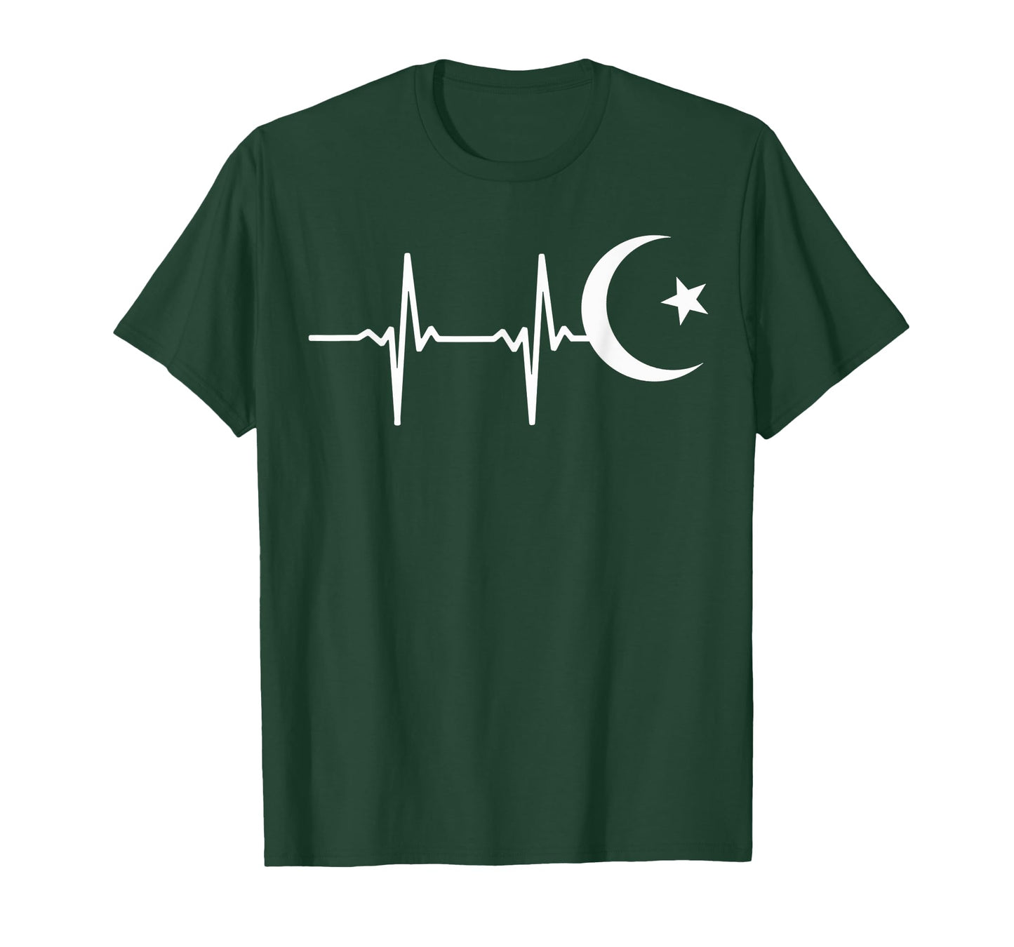 Muslim heartbeats, Ramadan Kareem moon Crescent Eid T-Shirt