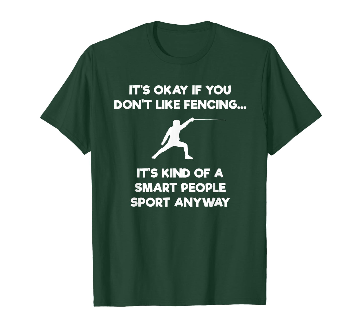 Fencing T-shirt - Funny Fencer Smart People T-Shirt