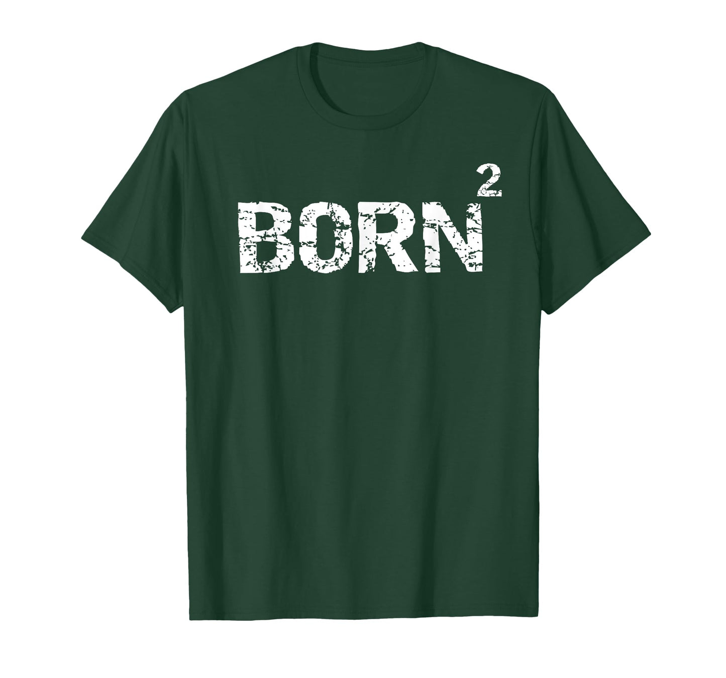 Born Again Math Pun Christian Joke for Boys Born Squared T-Shirt
