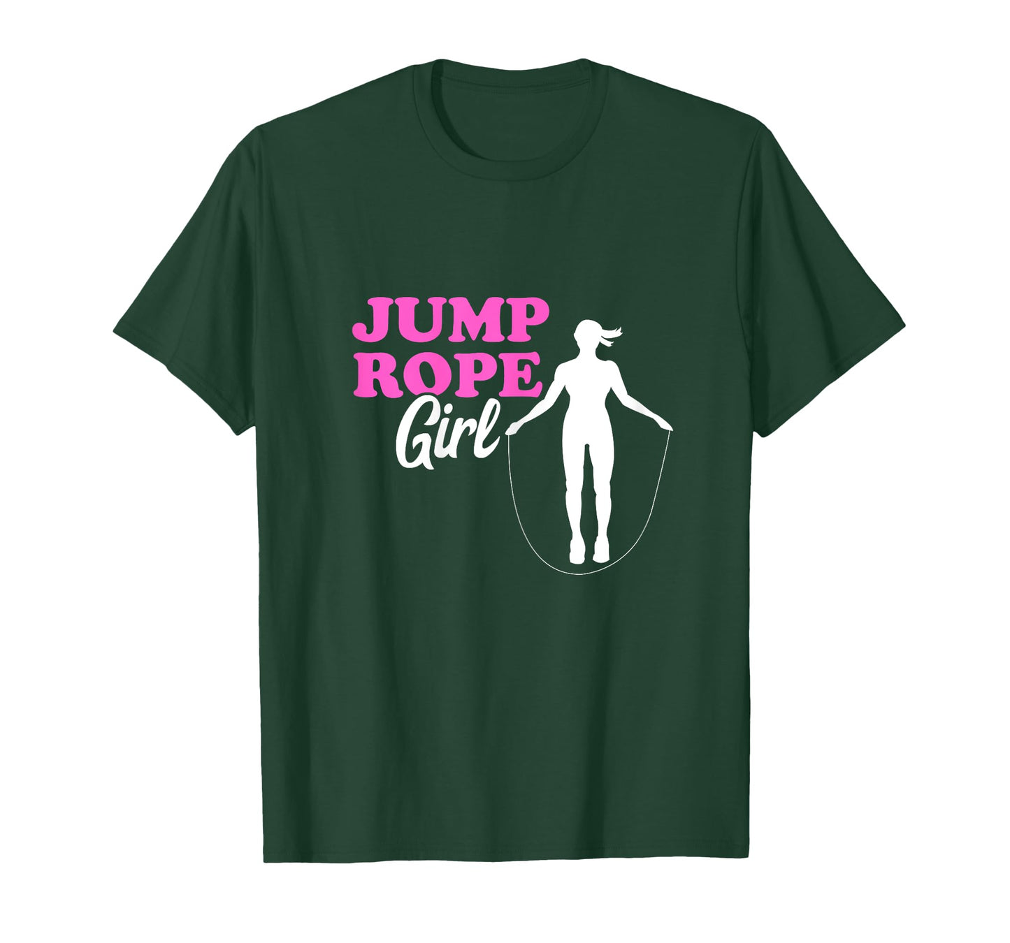 Jump Rope Girl Rope Jumping Woman Skipping Rope Gym Workout T-Shirt