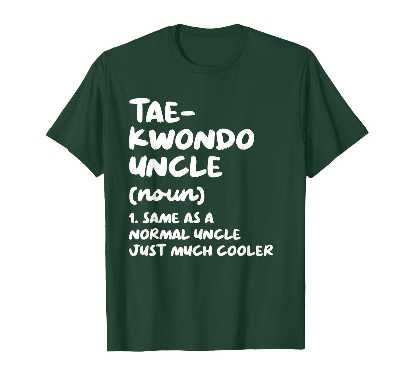 Taekwondo Uncle Definition Funny Sports Martial Arts T-Shirt