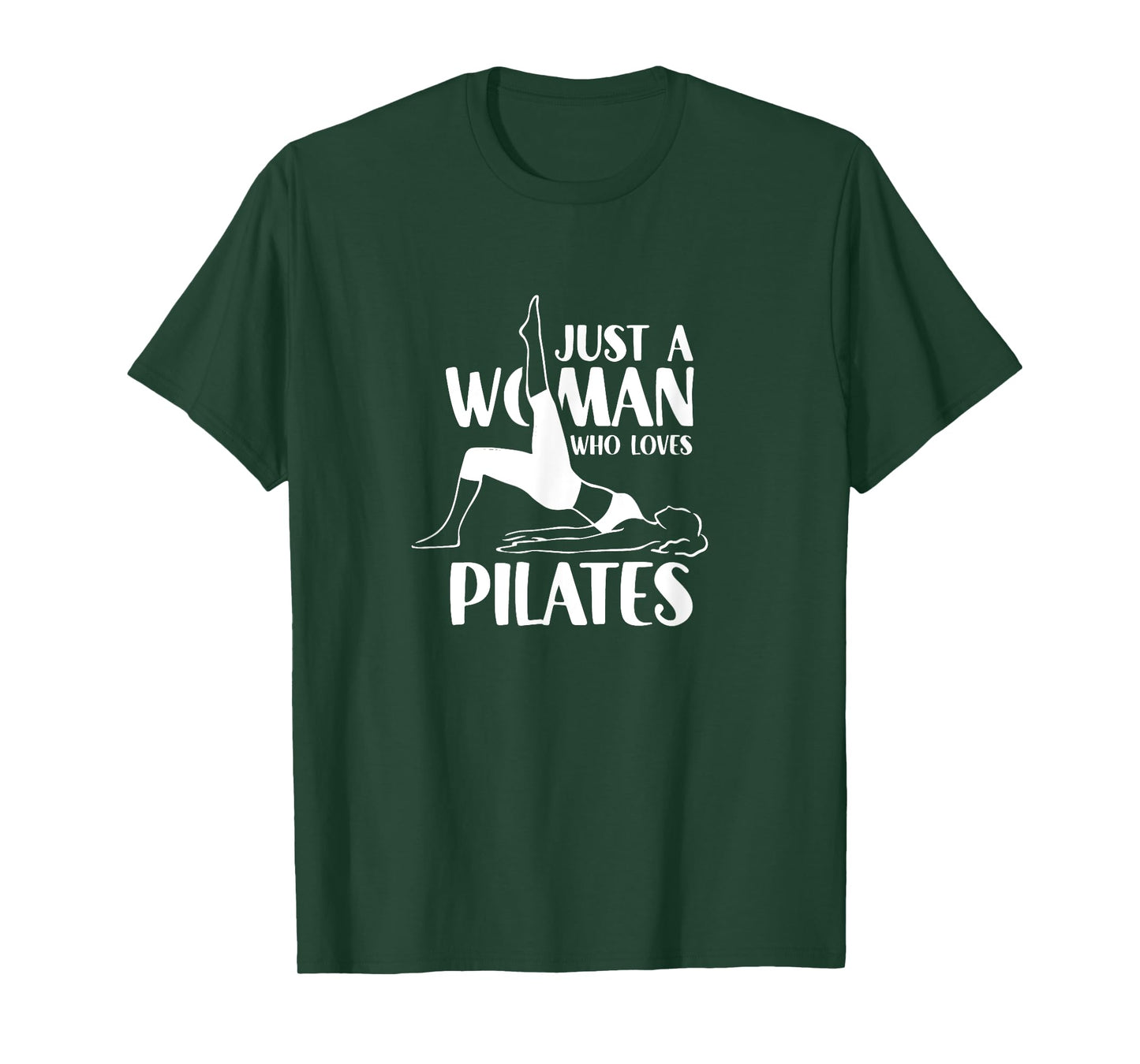A Woman Who Loves Pilates Training Fitness Workout T-Shirt