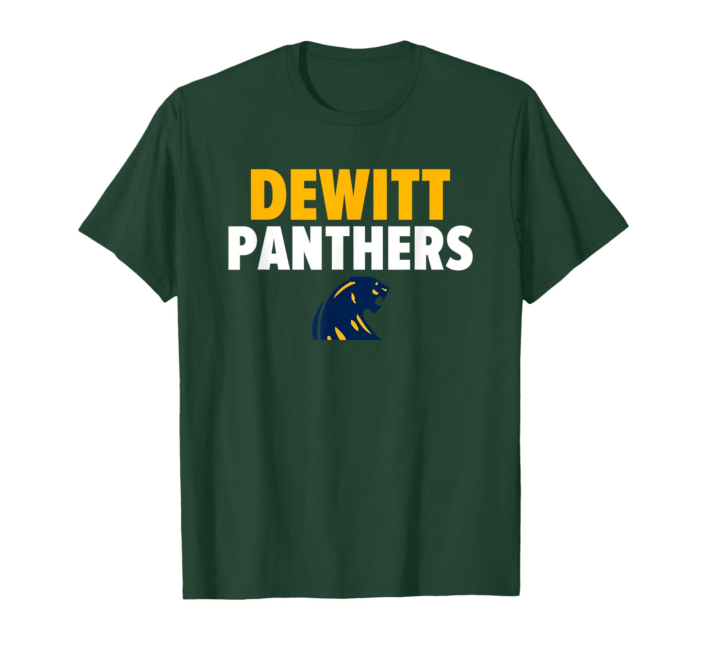 Dewitt Panthers Logo Bold HS T-Shirt