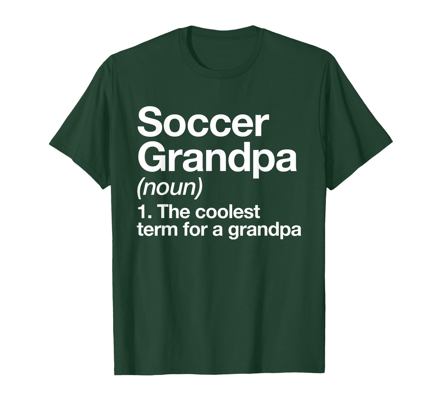 Soccer Grandpa Definition Funny Sports T-Shirt