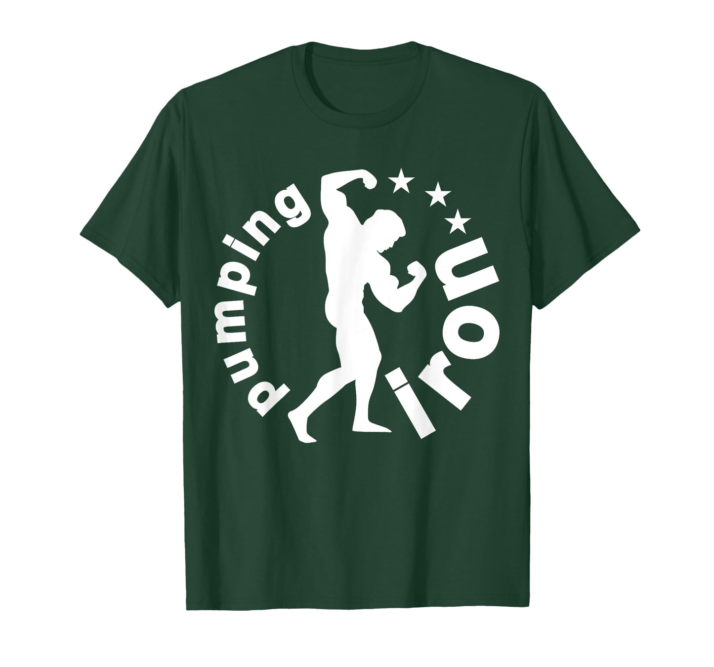 C560 PUMPING IRON T-Shirt Workout Gym Fitness MMA Motivation T-Shirt