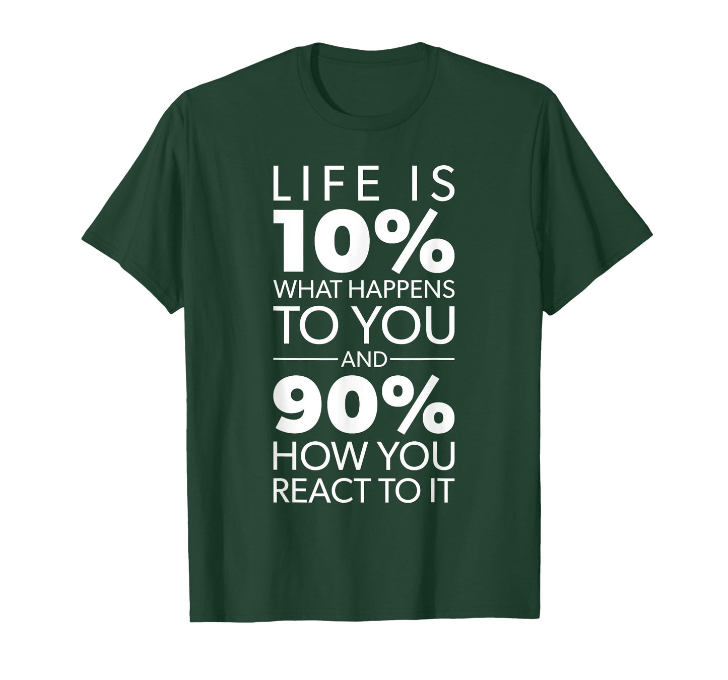 Life Is About What Happens To You vs How You React To It T-Shirt
