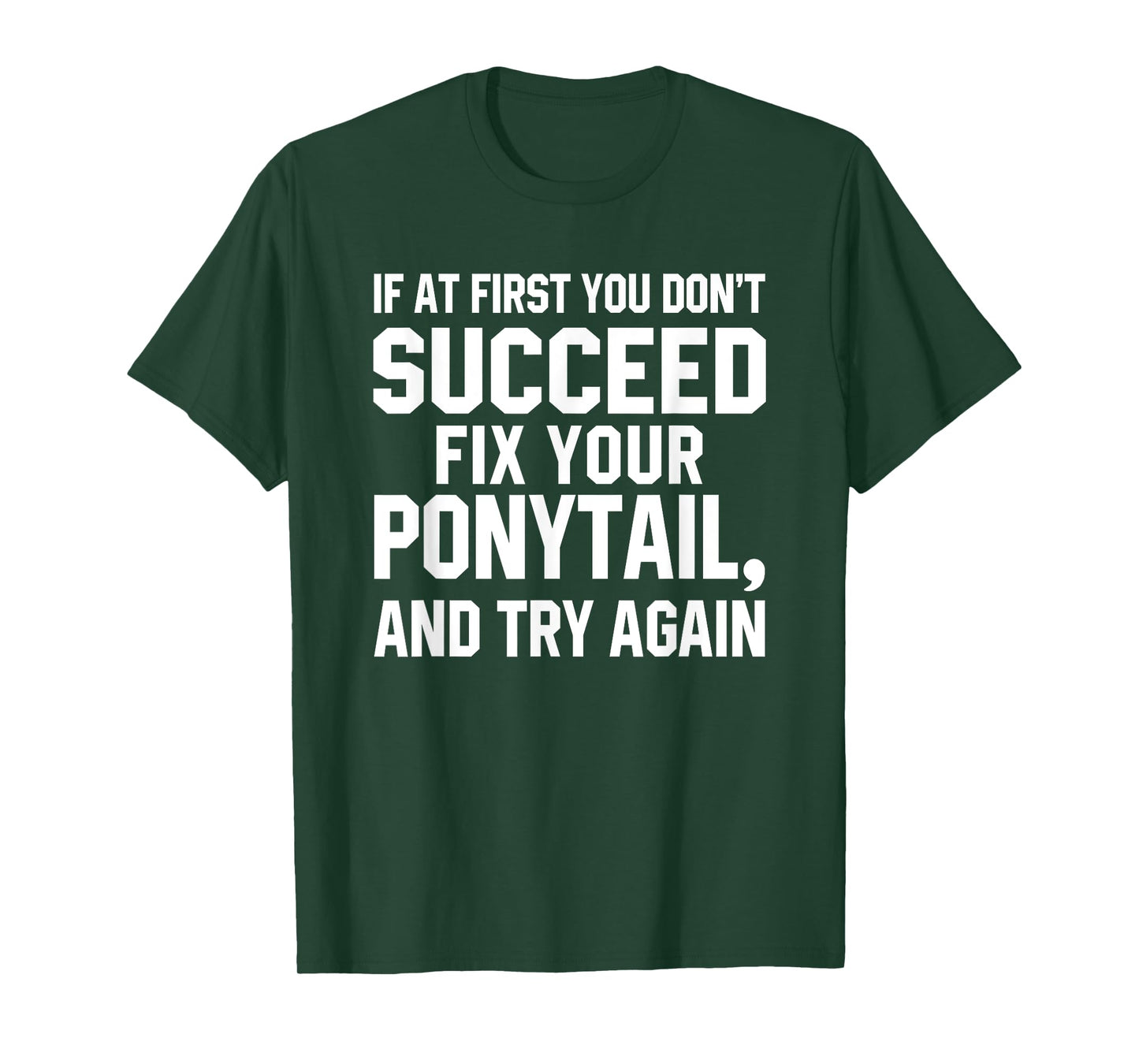Funny Workout Fix Your Ponytail Saying Fitness Burpees Gym T-Shirt