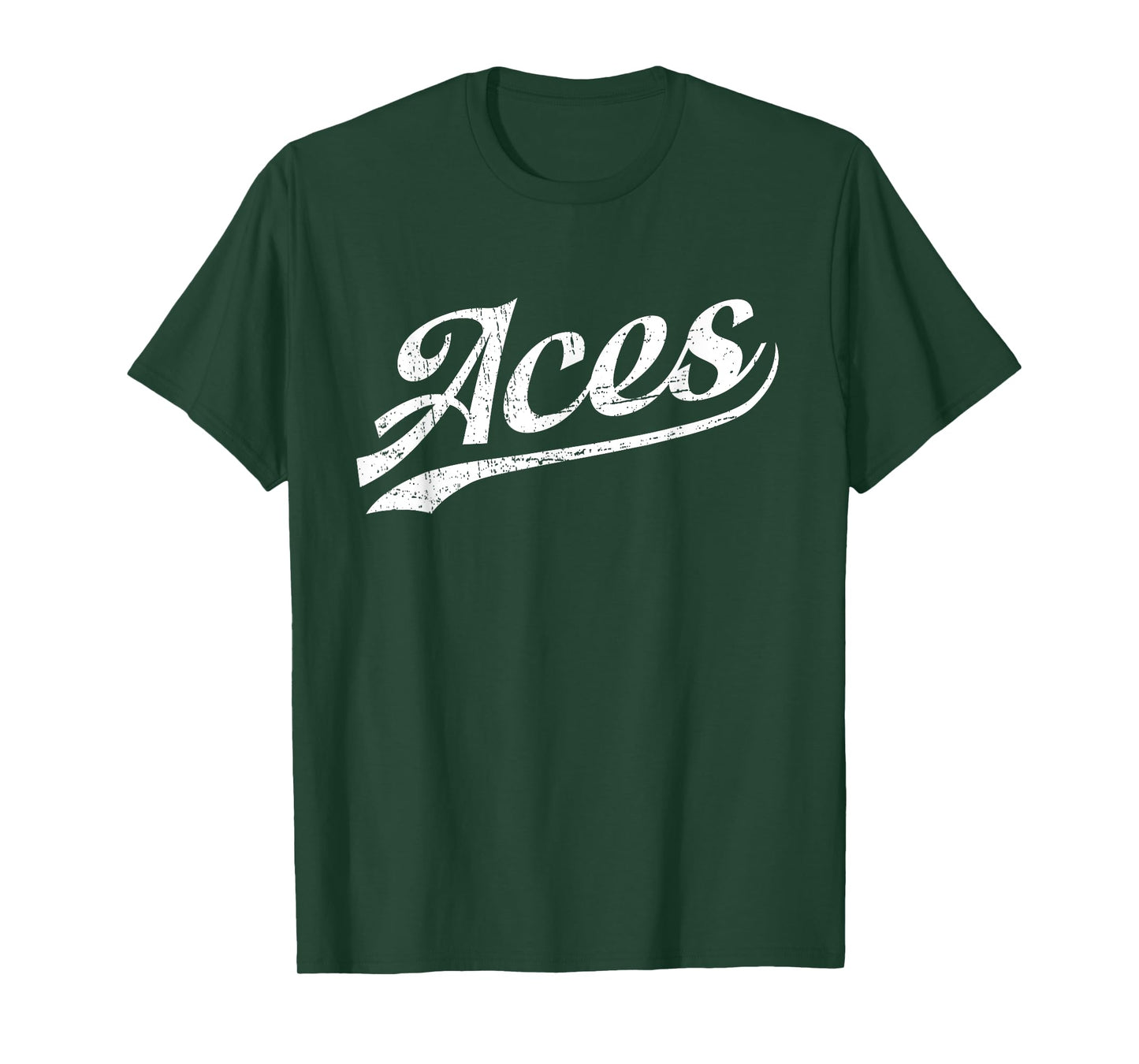 Aces Vintage Sports Name Tee Design T-Shirt