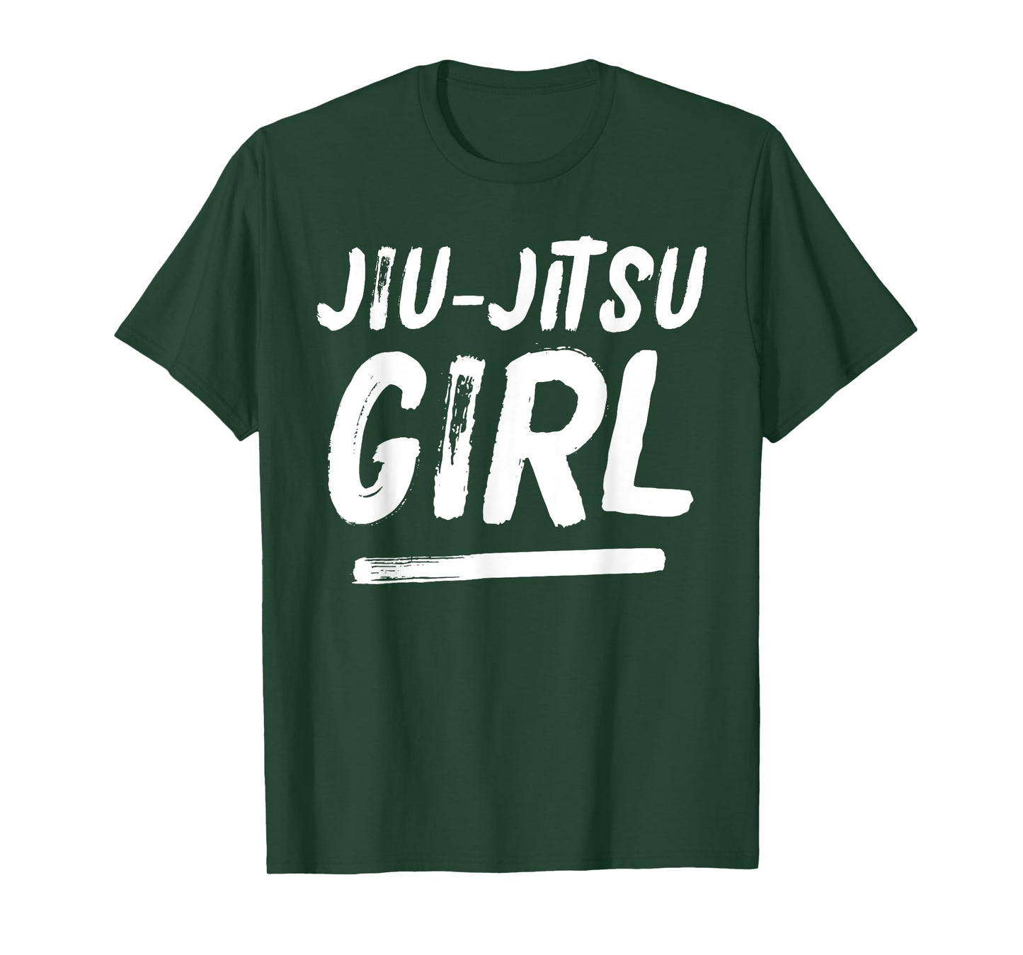 Jiu-Jitsu Girl Distressed Martial Arts T-Shirt