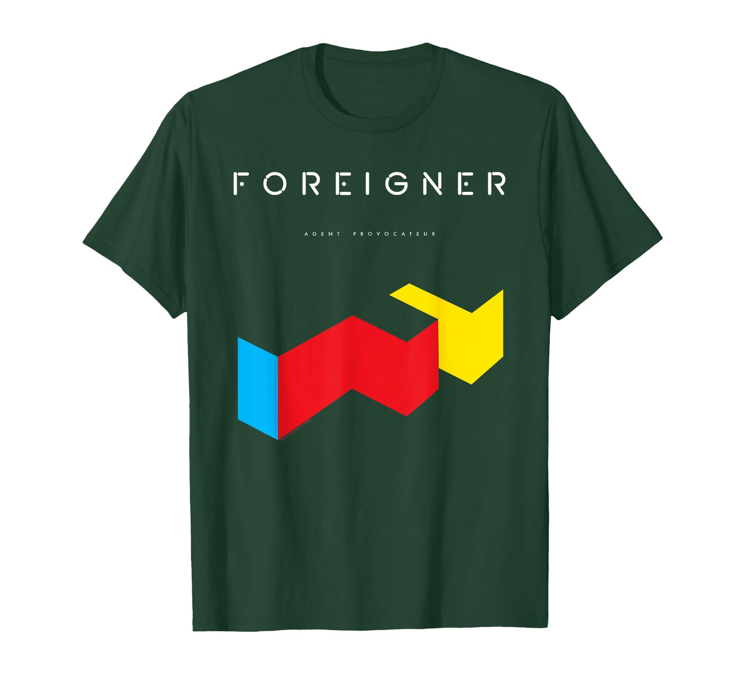 Foreigner Agent Provocateur Album Cover Vintage Band T-Shirt