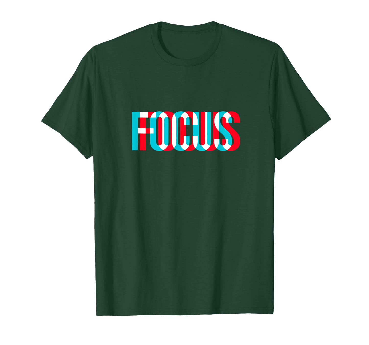 Focus Motivational Optical Illusion T-Shirt