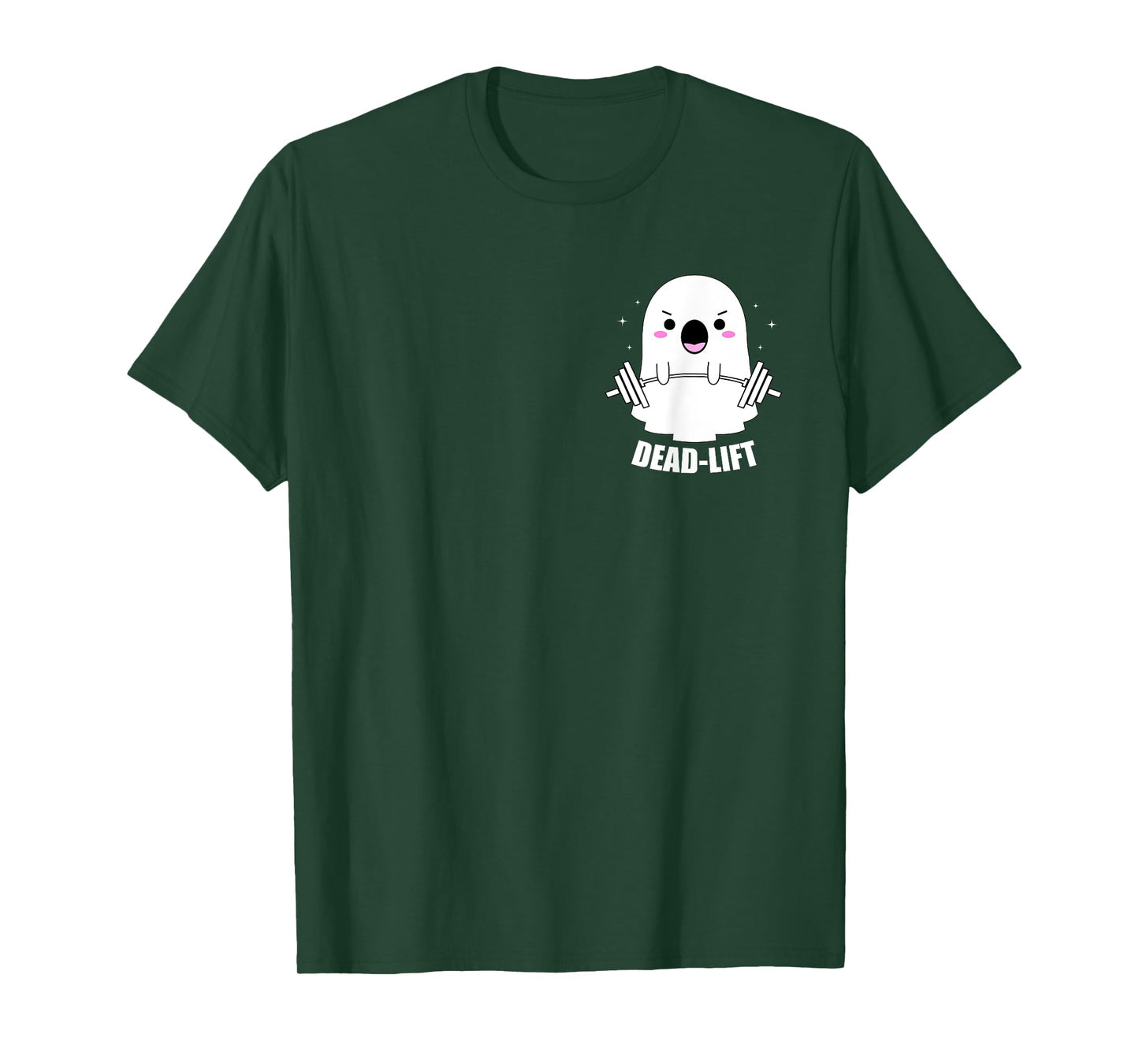Dead Lift Ghost Halloween, Funny Ghost Gym Fitness Workout T-Shirt