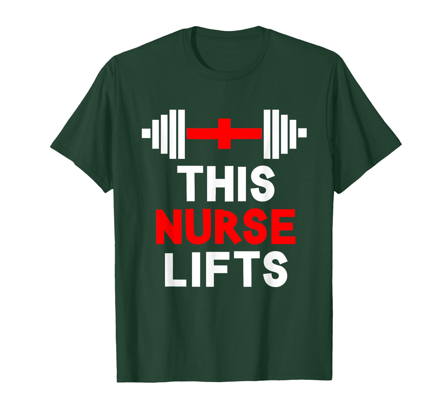 Funny This Nurse Lifts Gym Workout Fitness Training Nursing T-Shirt