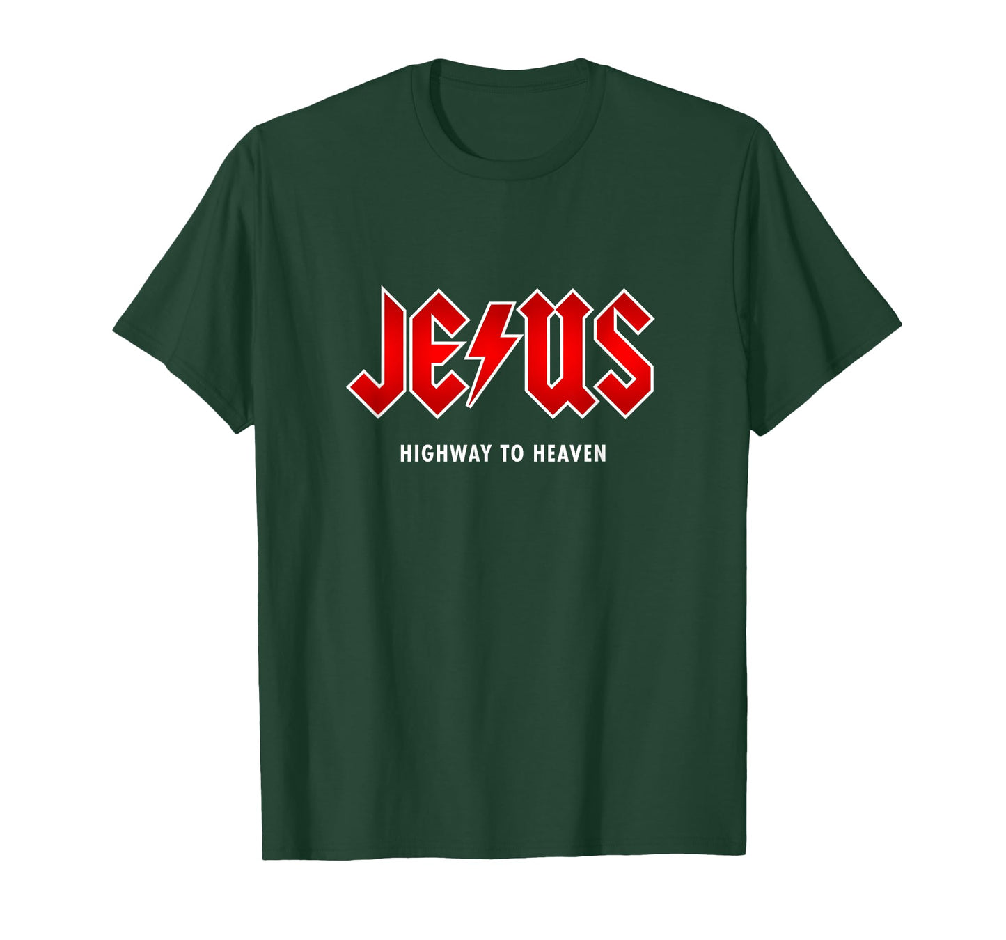 Jesus - Highway to Heaven - Hard Rocker & Devout Christian T-Shirt