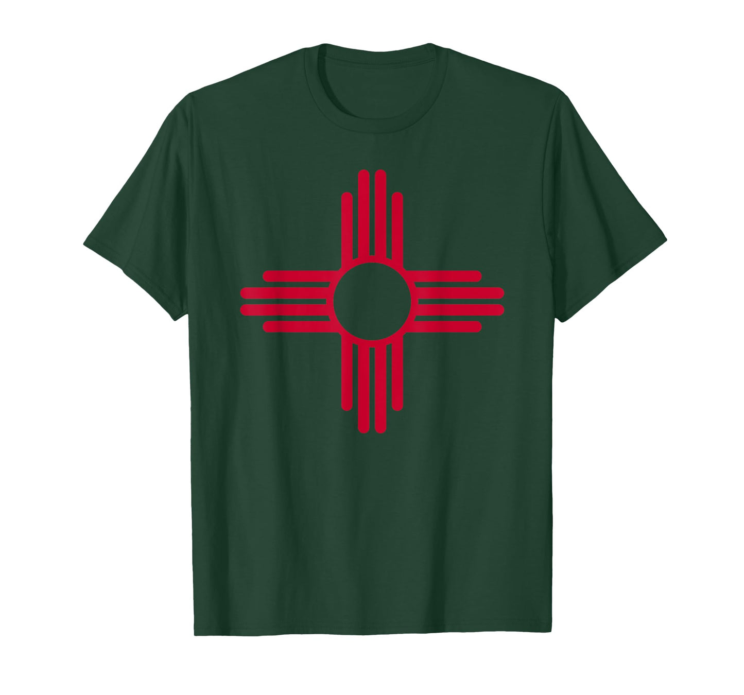 Red & Yellow Zia Sun Shirt Retro New Mexico Flag Tee Shirt T-Shirt