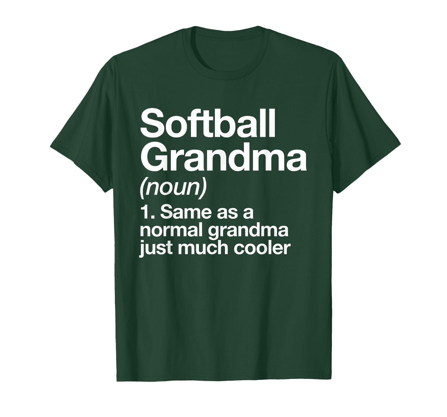 Softball Grandma Definition Funny Sports T-Shirt