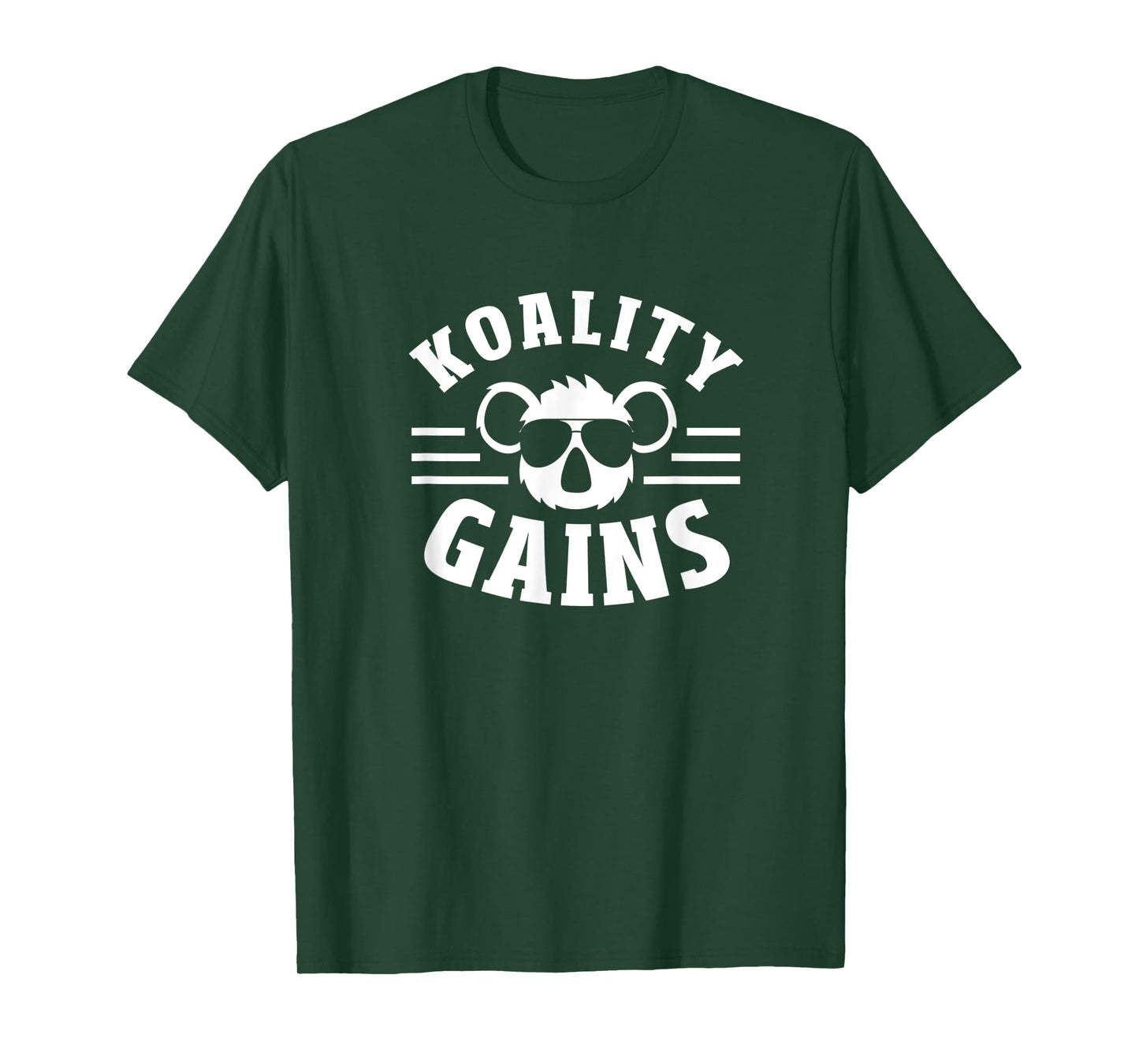 Koality Gains Funny Fitness Gym Koala T-Shirt