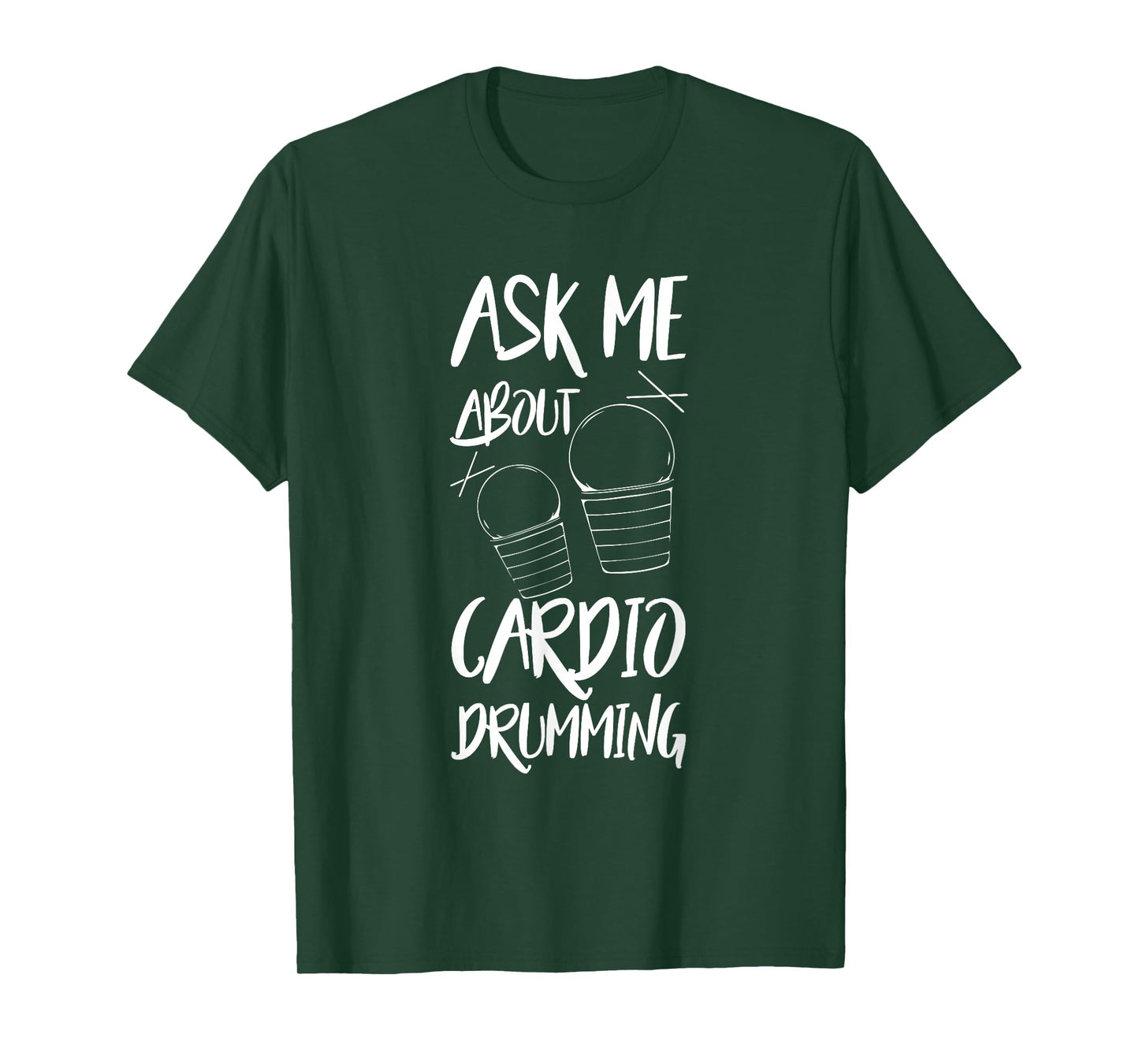 Cardio Drumming Gym Exercise Funny Fitness Class Workout T-Shirt