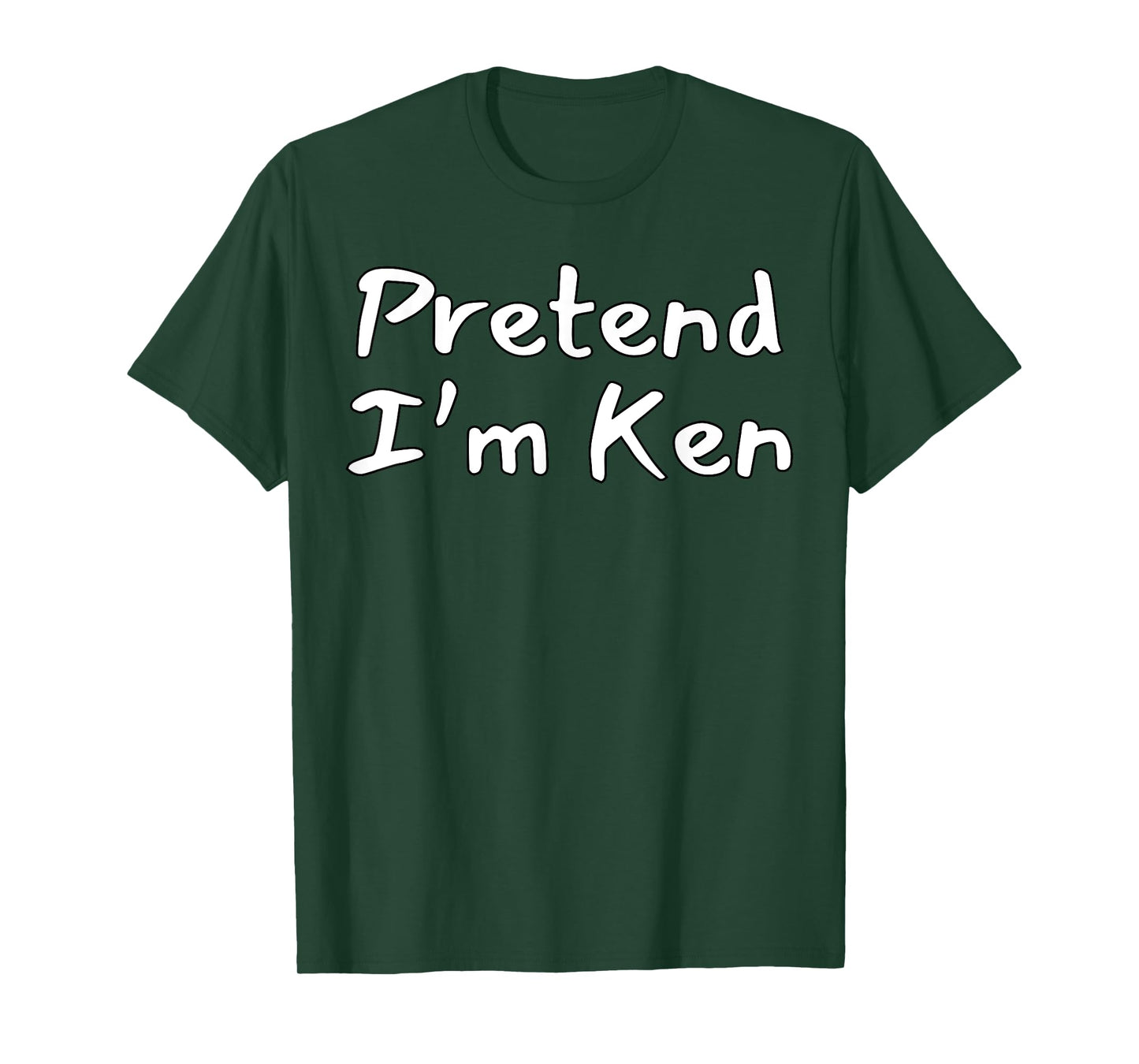 Pretend Ken Funny Halloween Costume Idea T-Shirt
