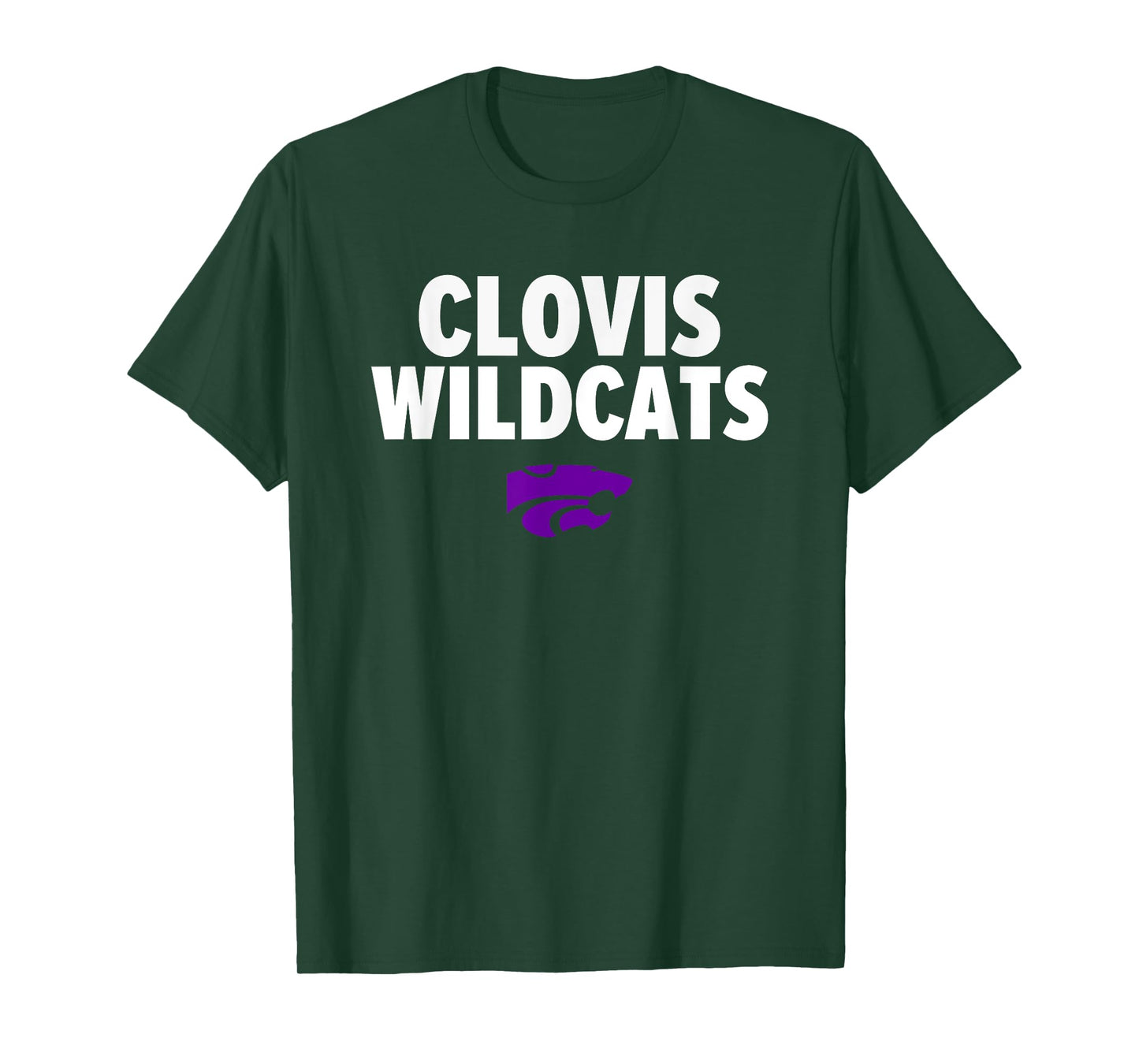 Clovis Wildcats Logo Bold HS T-Shirt