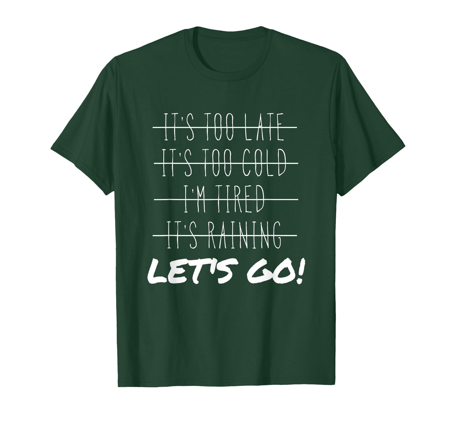 Funny Motivational Disciplines Workout No Excuses Men Women T-Shirt