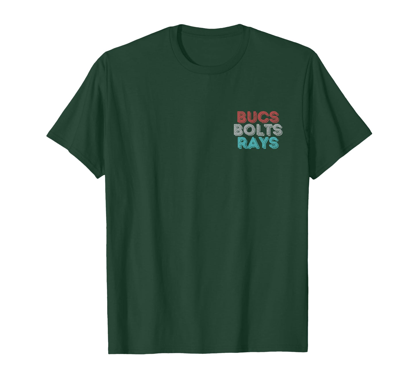 Vintage Retro Small Bucs Bolts Rays T-Shirt