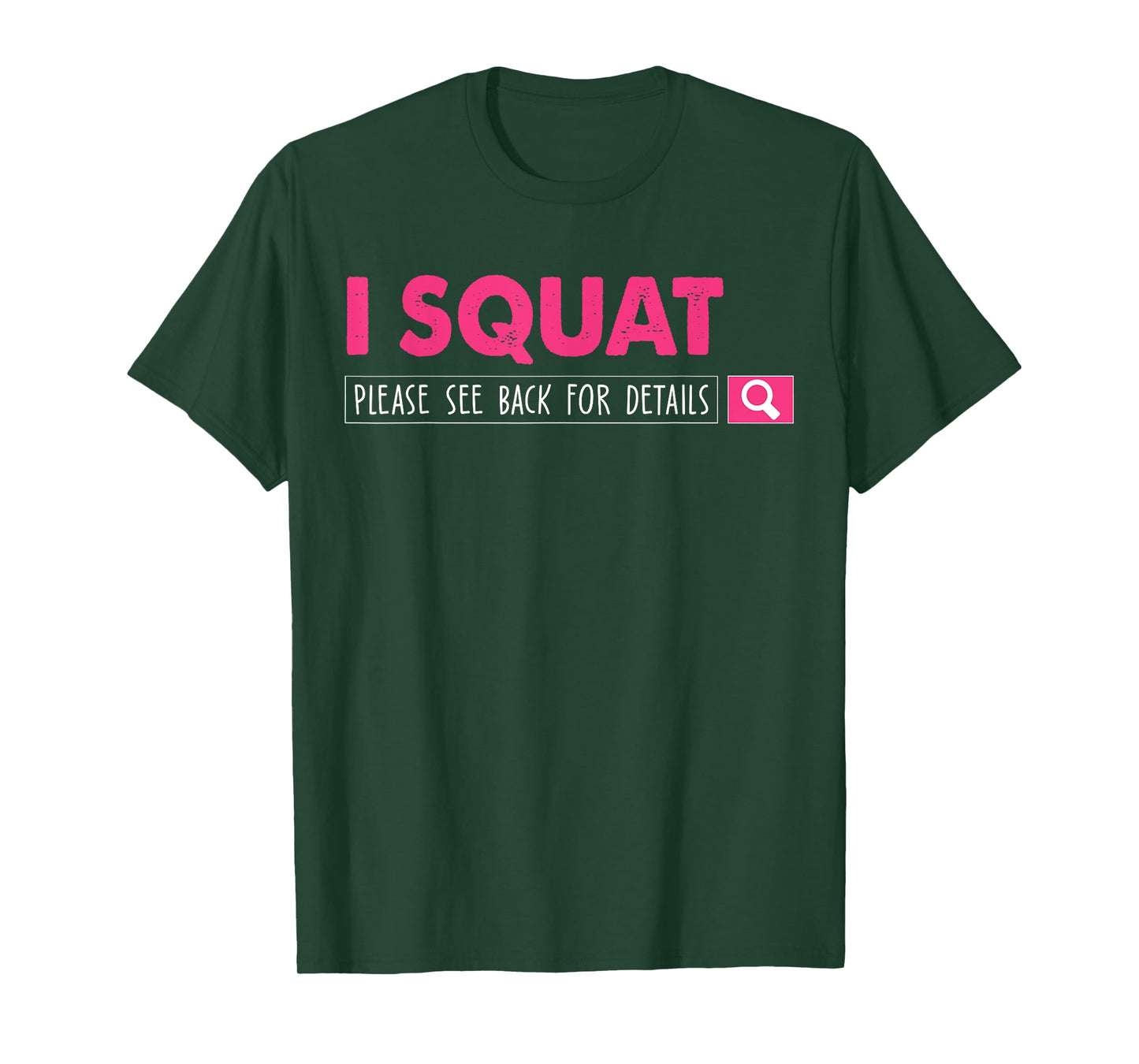 i squat please see back for details women T-Shirt