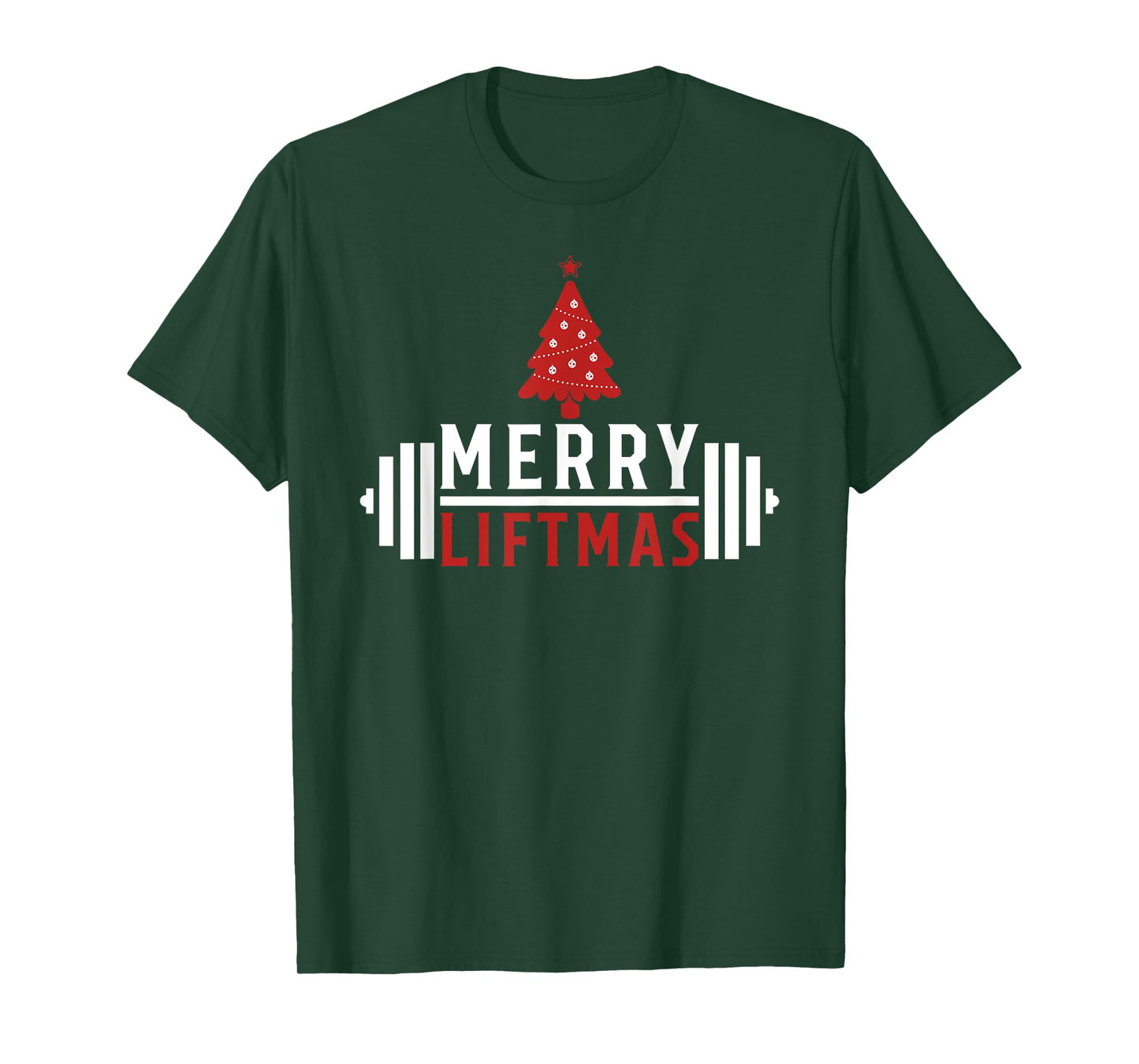 Funny Weightlifting - Weight Lifters Merry Liftmas Christmas T-Shirt
