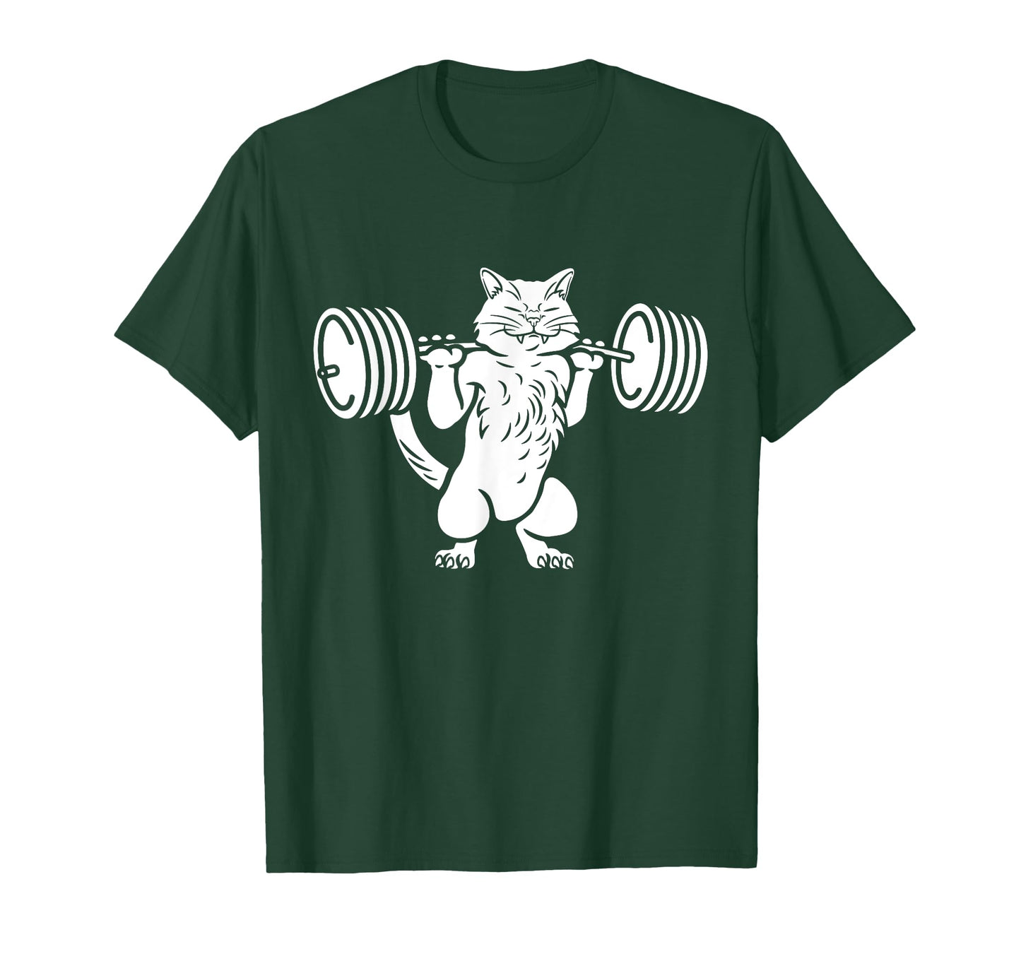 Squat Cat Gift Idea Power Squat Bodybuilder T-Shirt