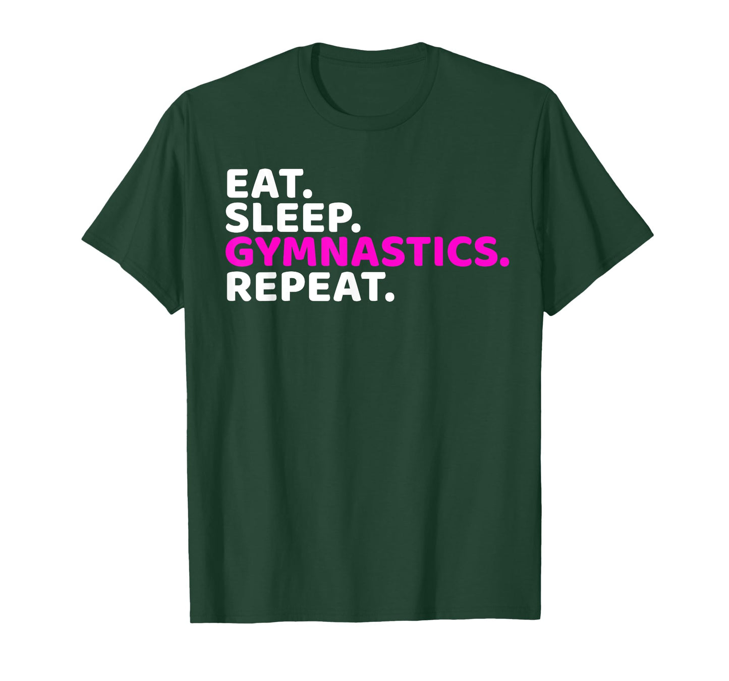 Top Funny Boys/Girl Eat Sleep Gymnastics Repeat Gift T-Shirt T-Shirt