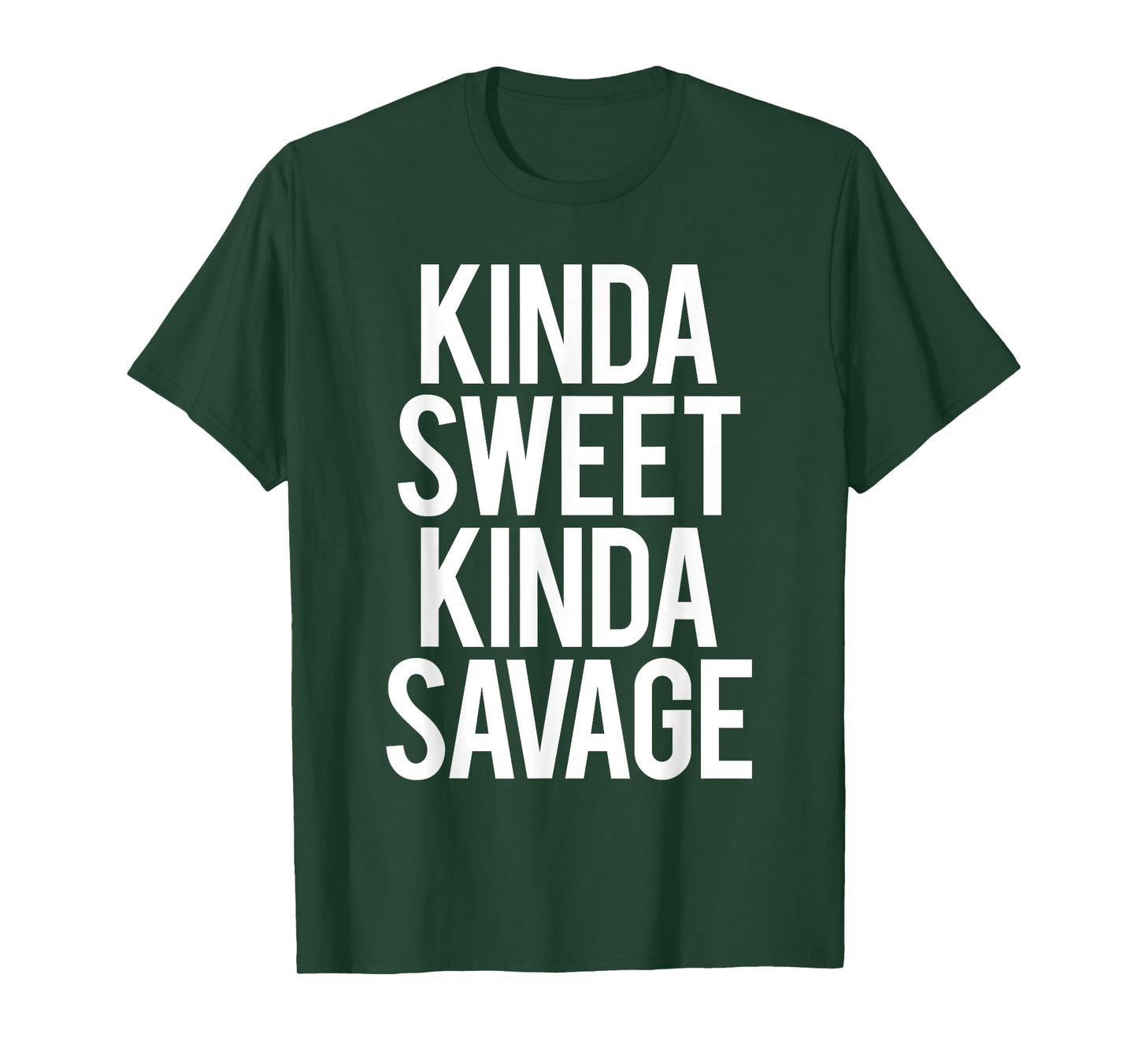 Kinda Sweet Kinda Savage Funny Gym Workout Fitness Spin Cool T-Shirt