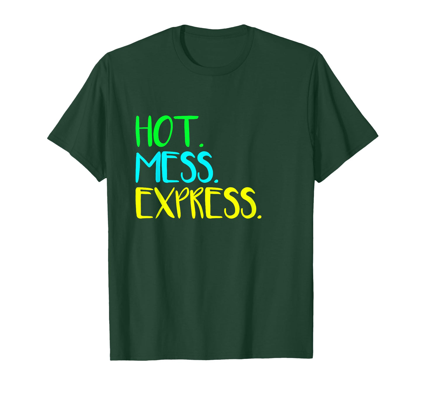 All Aboard The Hot Mess Express Life Status Funny Gym Shirt T-Shirt