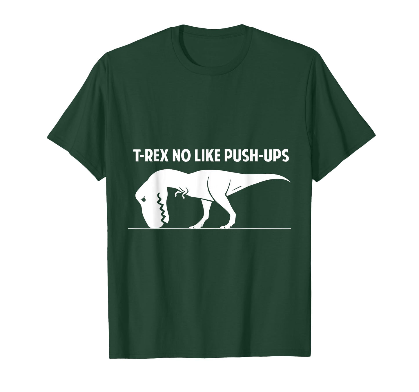 T-Rex No Like Push-Ups T Shirt Funny Gym Workout Dino Gift T-Shirt