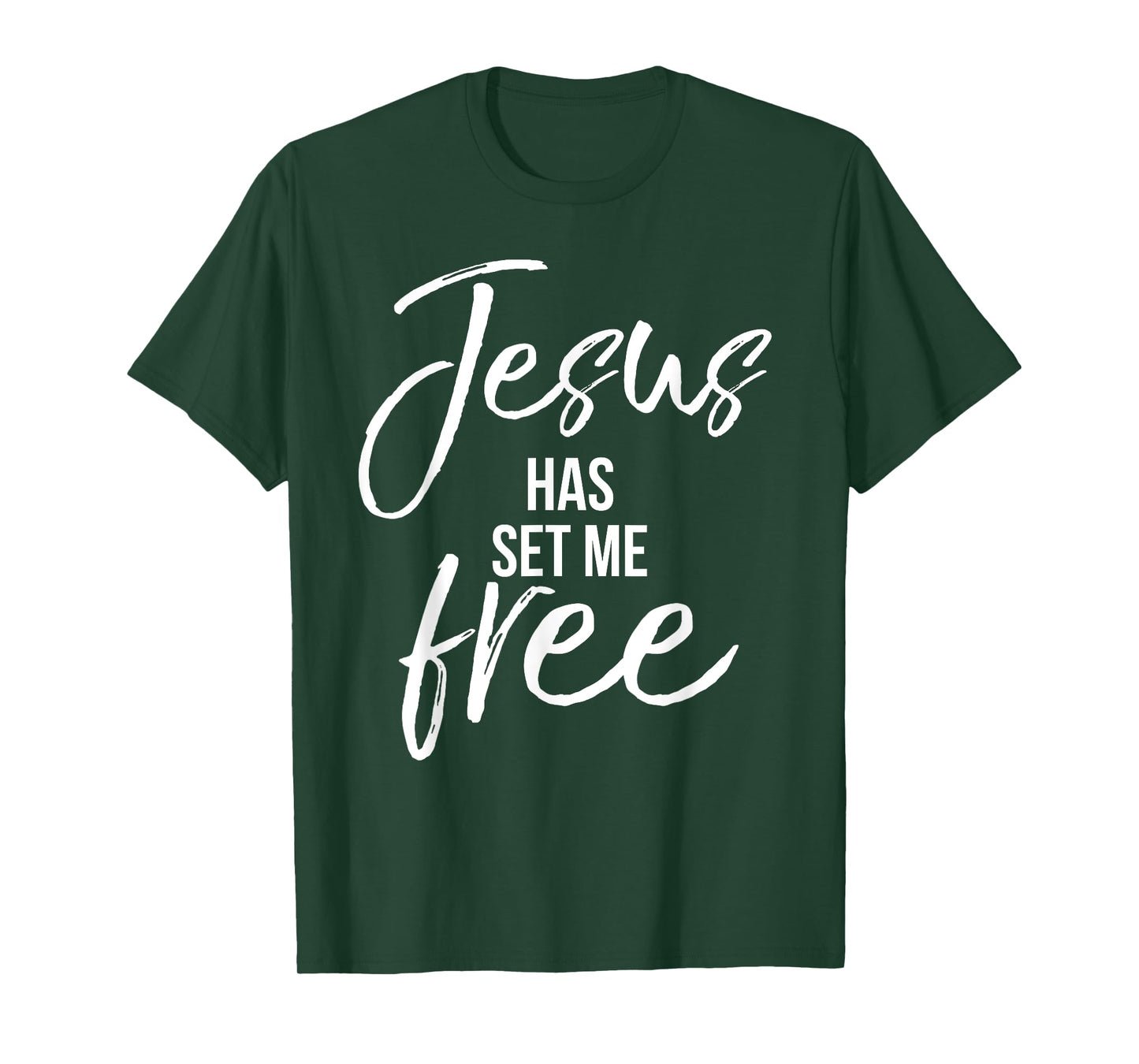 Jesus Has Set Me Free Shirt Cool Vintage Christian T-Shirt T-Shirt