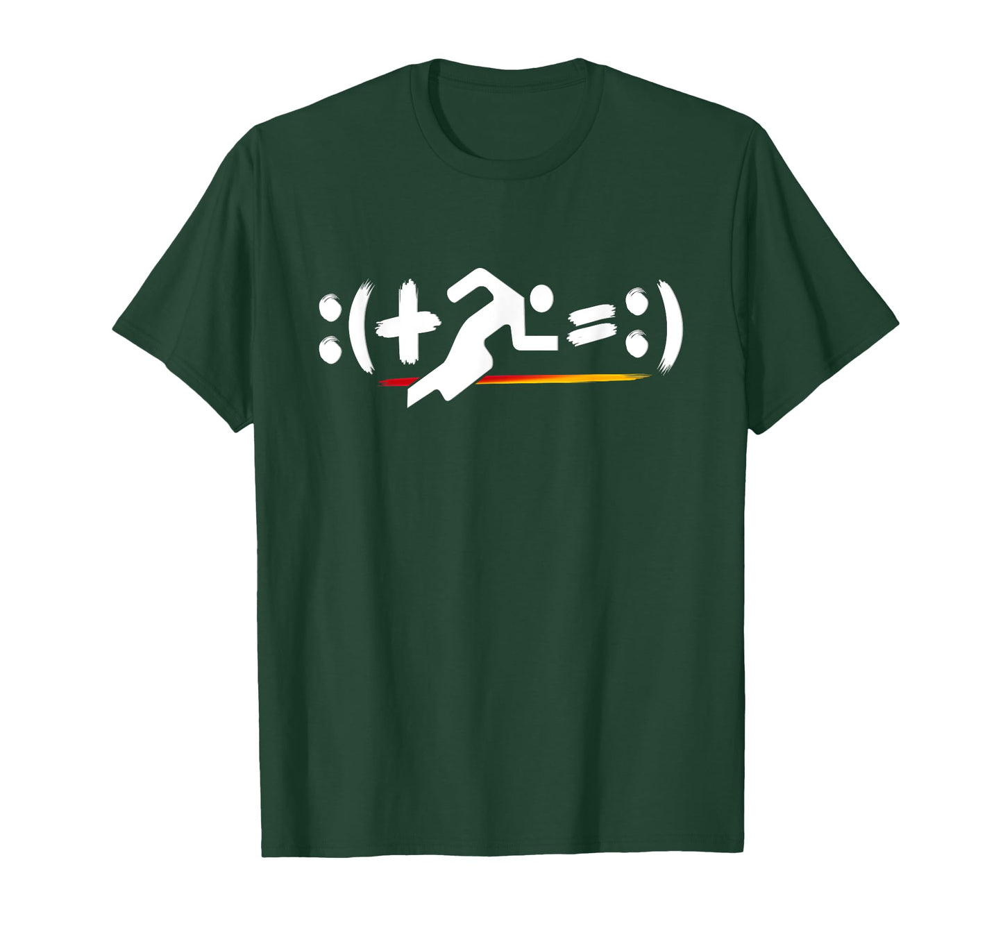 Running Math Equation T-Shirt With Math Symbols For Runners T-Shirt