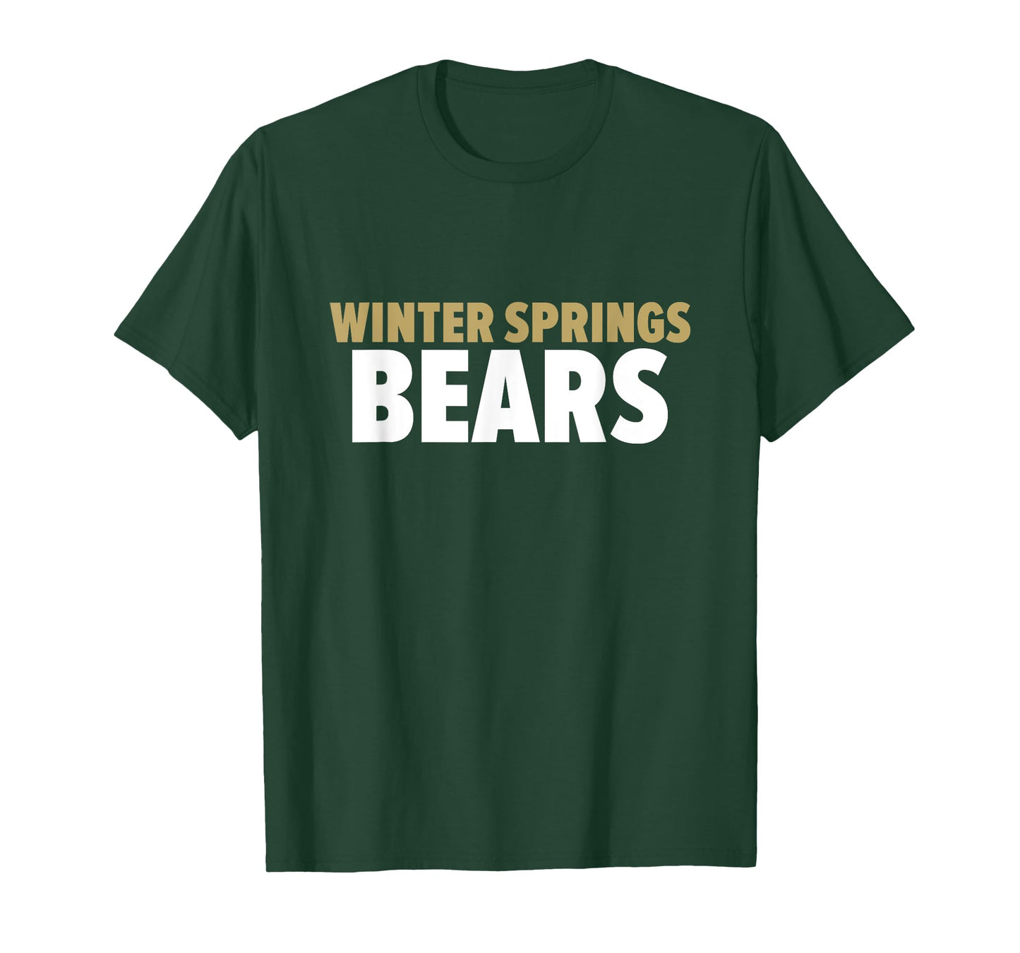 Winter Springs Bears Bold T-Shirt