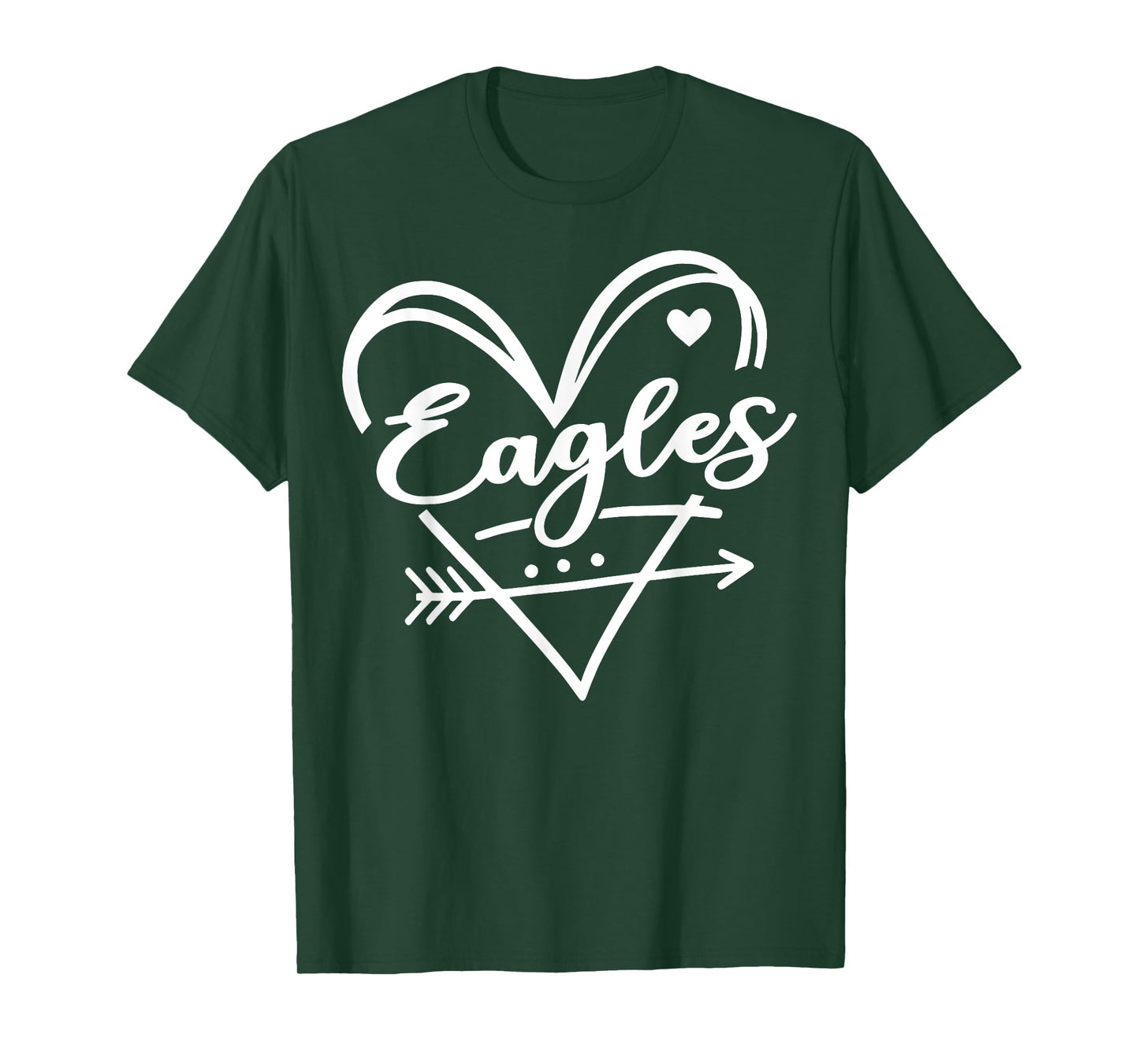 Retro Eagles Graphic Heart Classic Gift for Men Women Kids T-Shirt