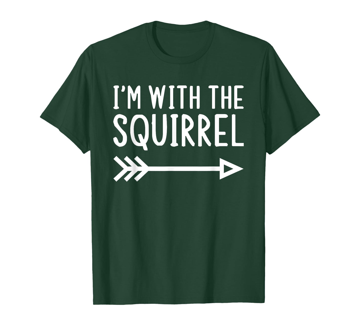 I'm With The Squirrel Funny Matching Halloween Costume T-Shirt