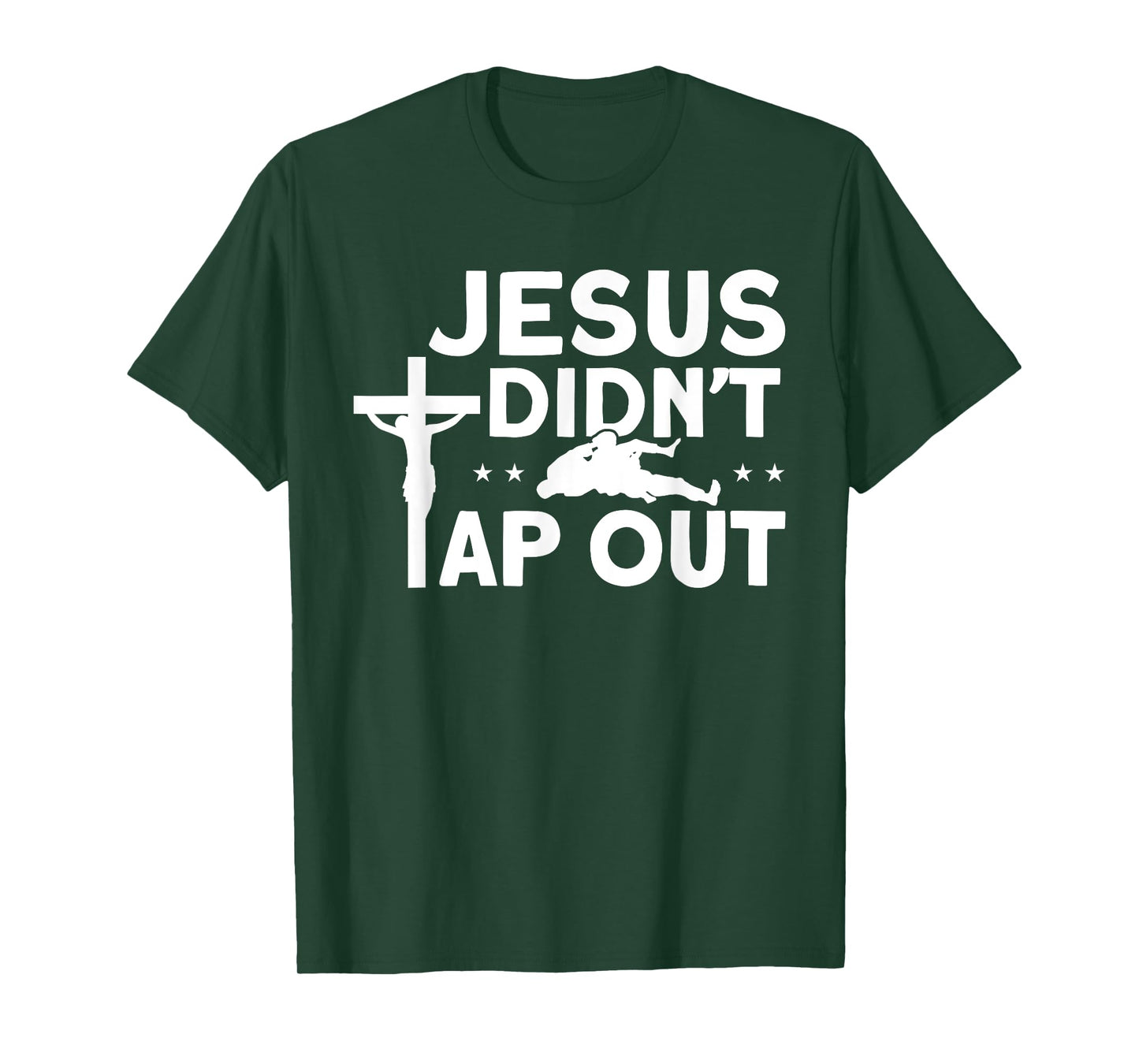 Jiu Jitsu Vintage Jesus Didn't Tap Out T-Shirt