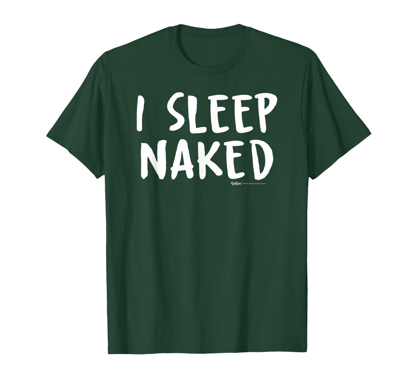 I Sleep Naked Nap T-Shirt