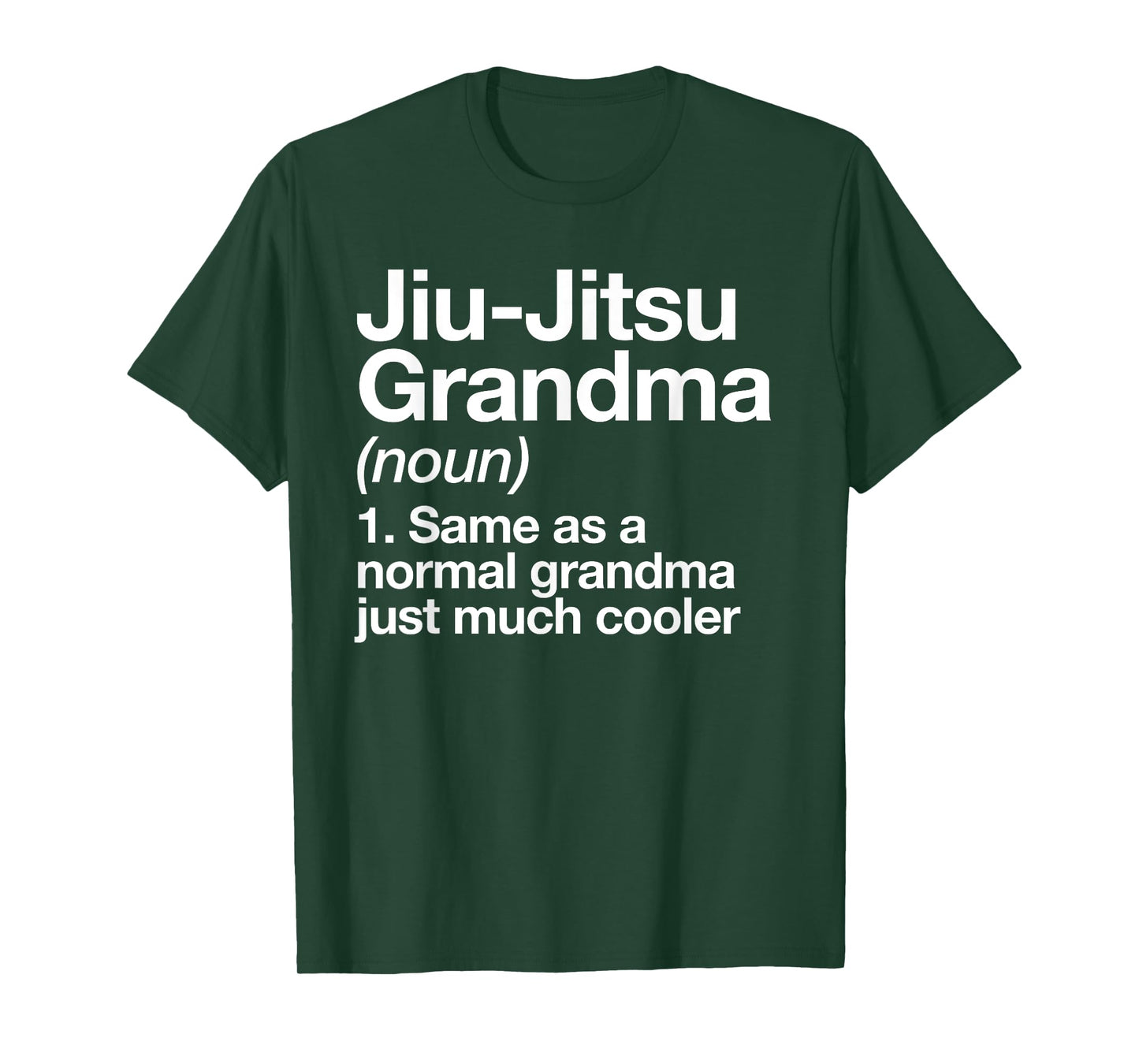 Jiu-Jitsu Grandma Definition Funny Sports Martial Arts T-Shirt