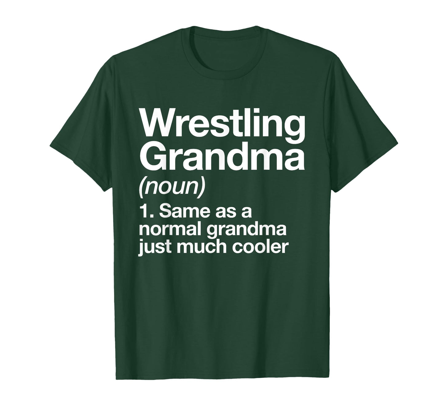 Wrestling Grandma Definition Funny Sports T-Shirt