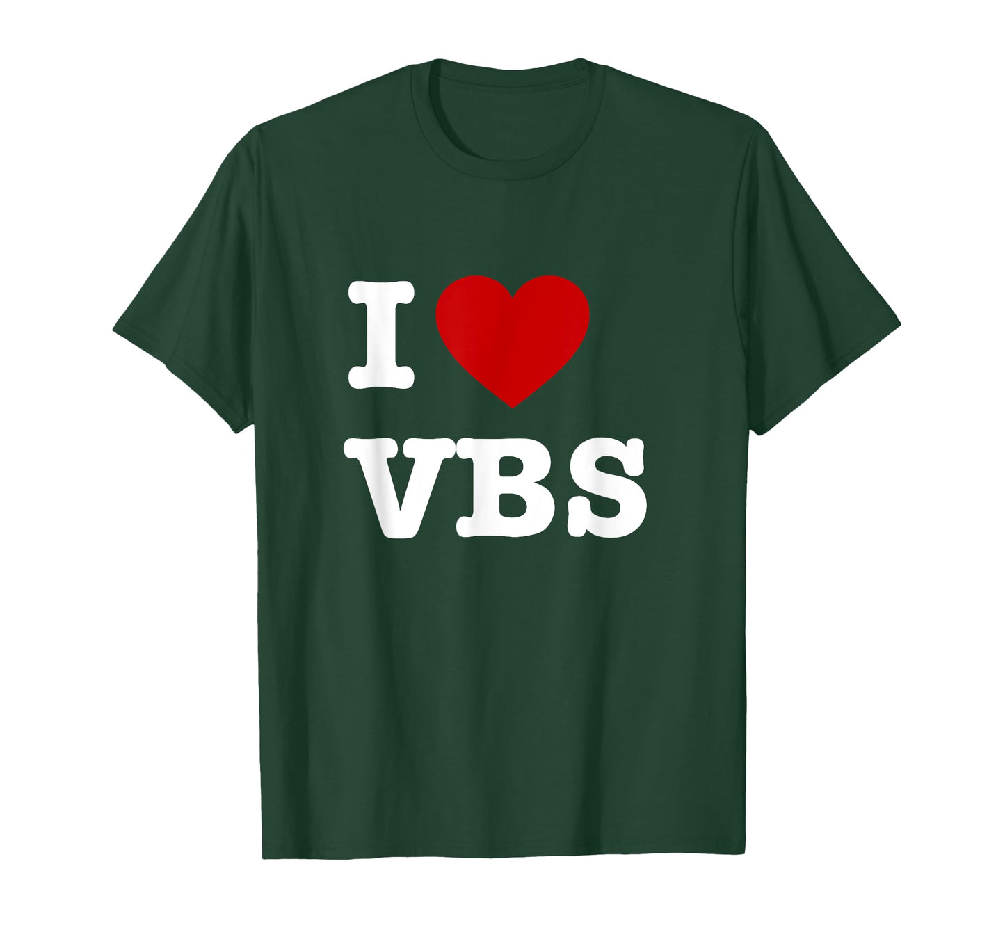 VBS I love Vacation Bible School Christian VBS Church Jesus T-Shirt