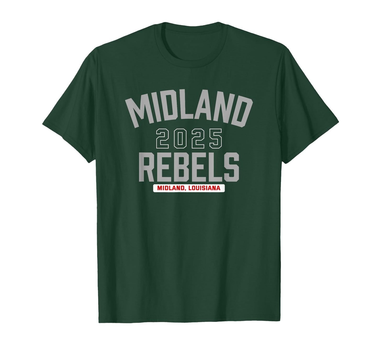 Midland Rebels Midland, Louisiana 2025 T-Shirt