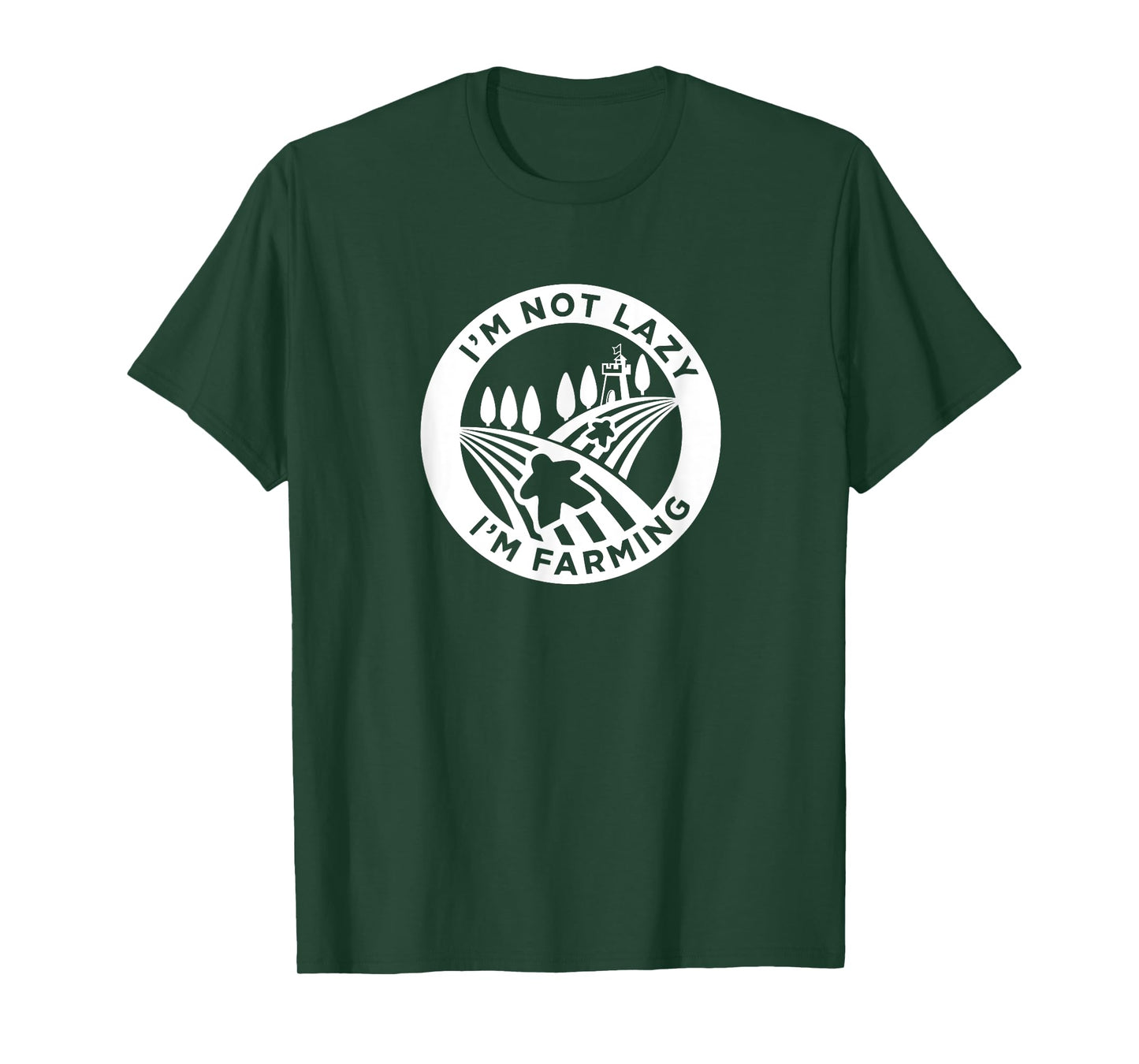 Meeple Design for Board Game Lovers,I'm Not Lazy,I'm Farming T-Shirt