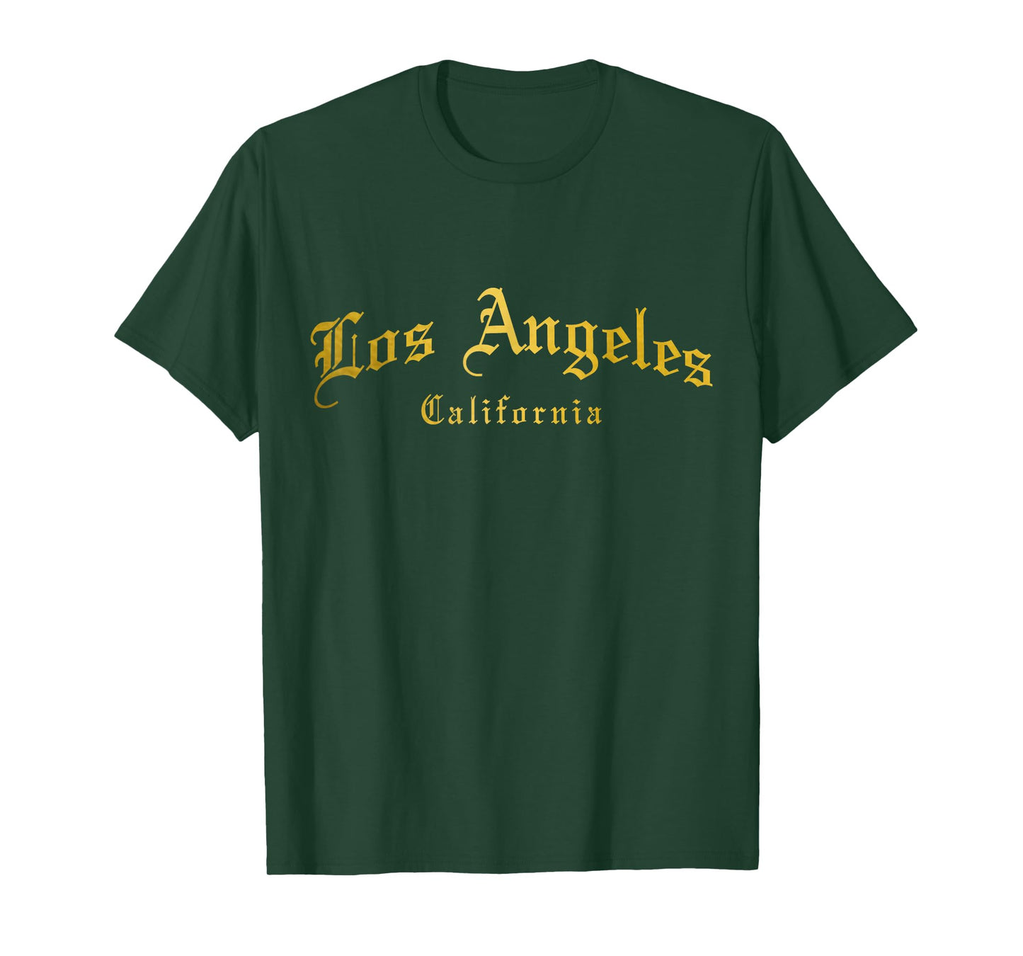 Los Angeles California LA Vintage Old School English Font T-Shirt
